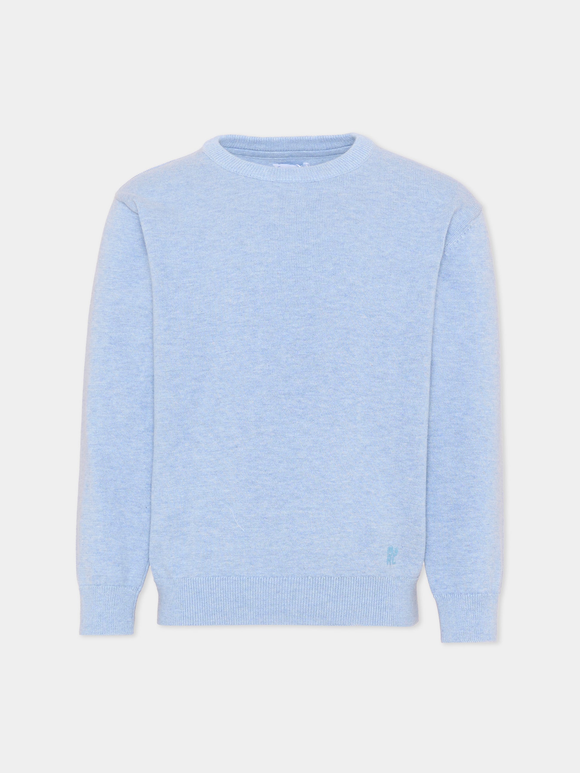 Maglione celeste per bambino tinta unita,Mayoral,323 017