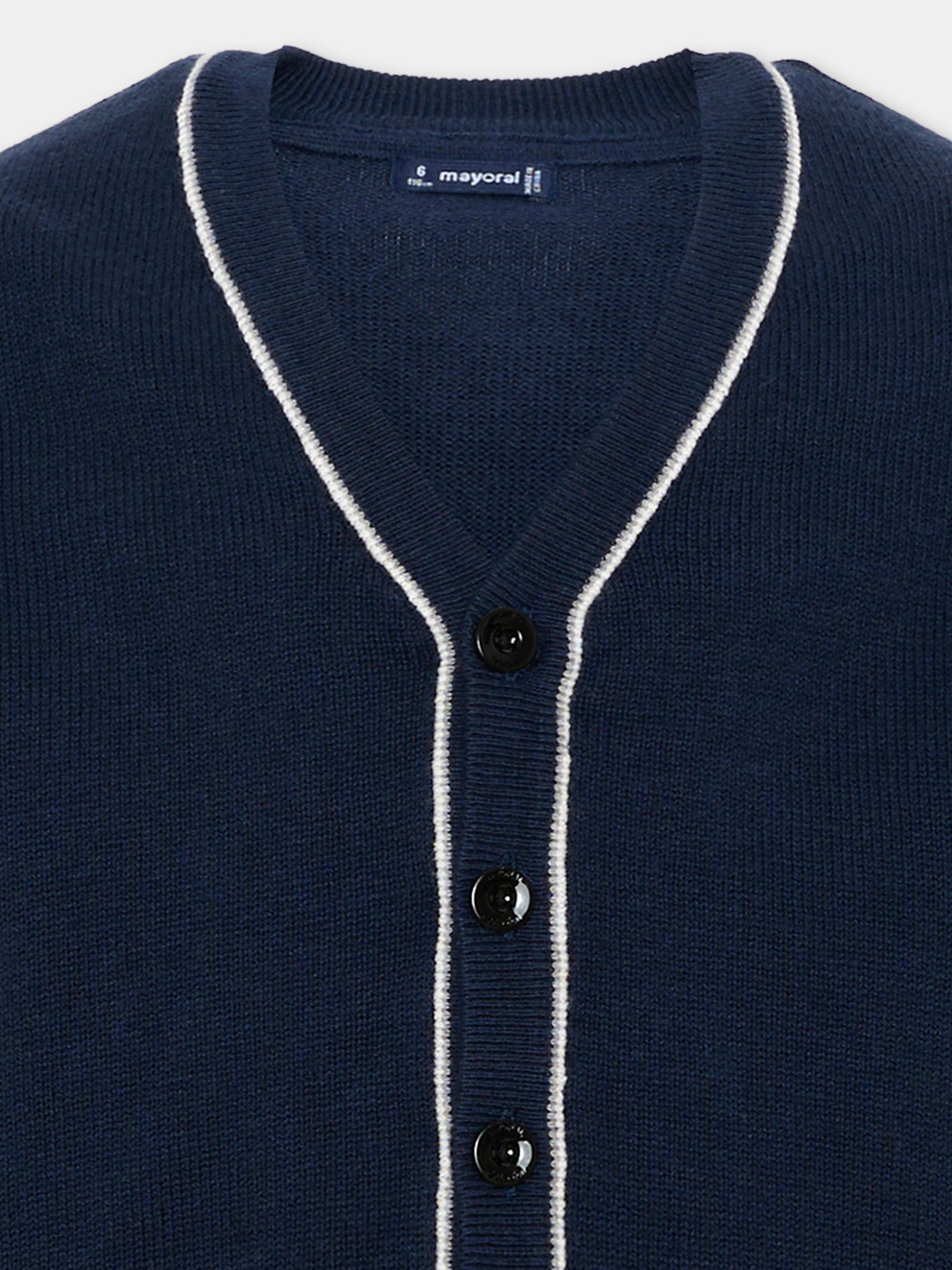 Cardigan blu per bambino,Mayoral,4302 043