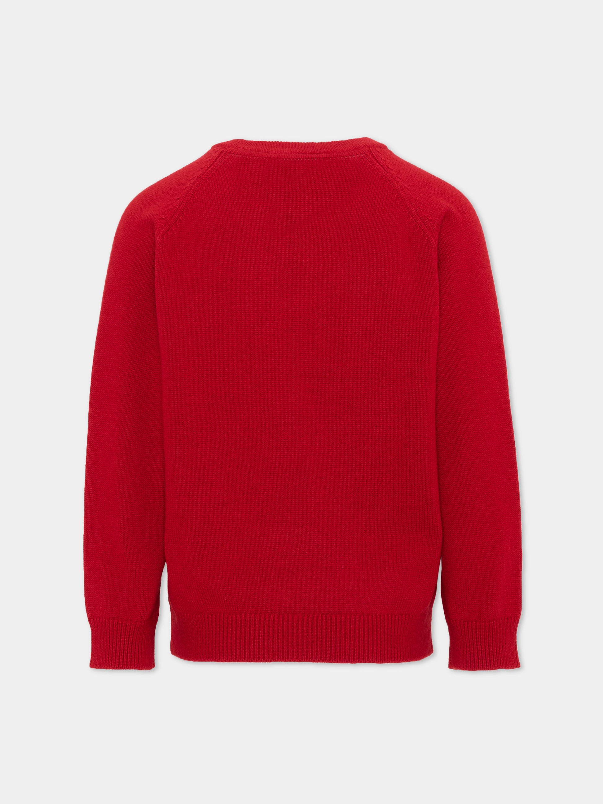 Maglione rosso per bambino con logo,Mayoral,311 010