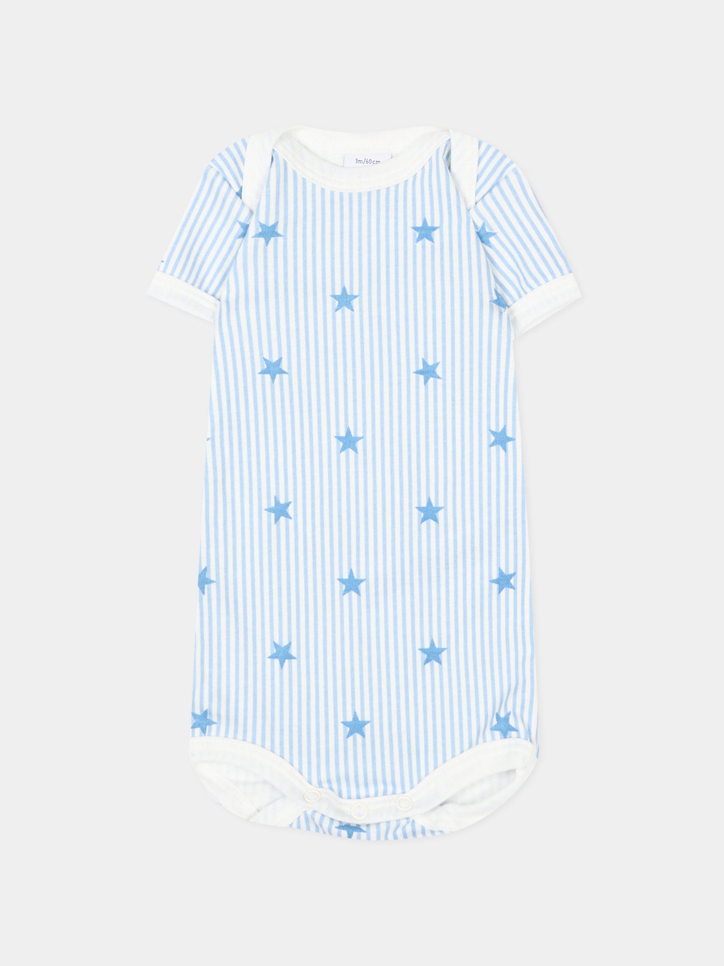 Body multicolor per neonato con stelle,Petit Bateau,A0GYB 00