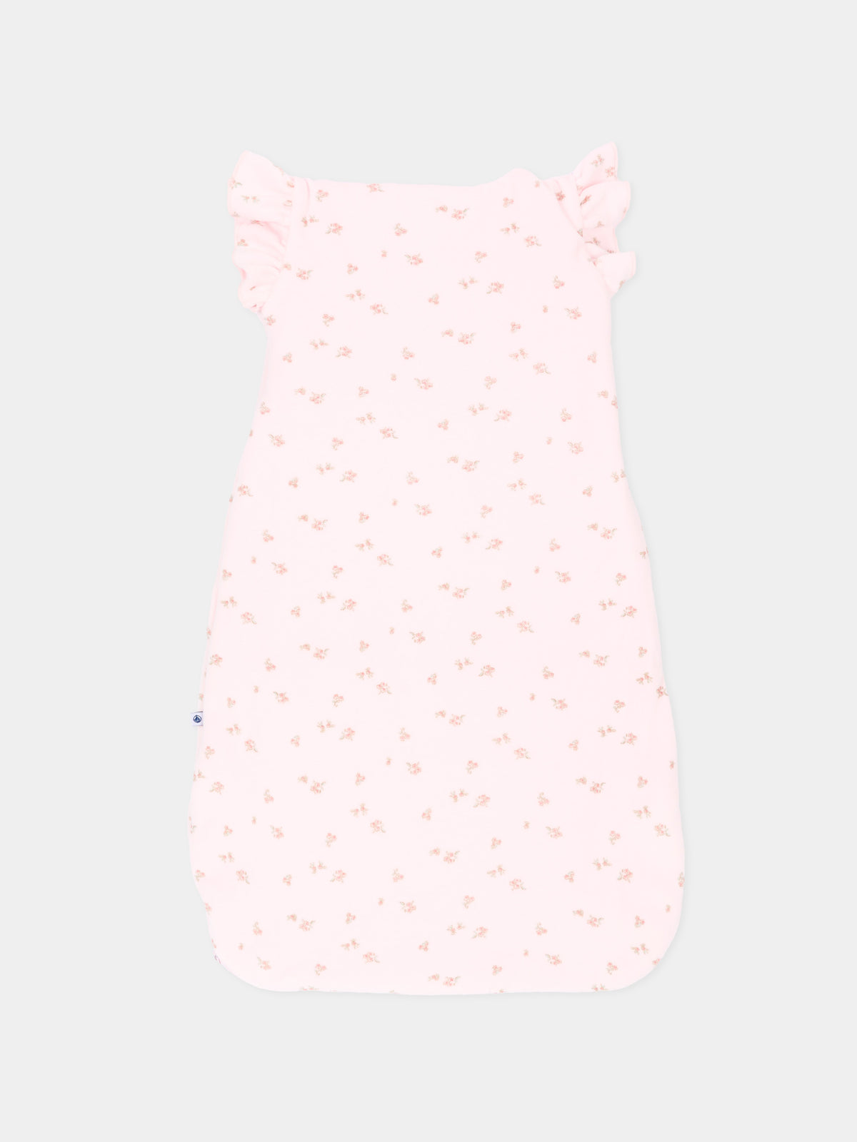 Sacco nanna rosa per neonata con fiori,Petit Bateau,A0GAI 01