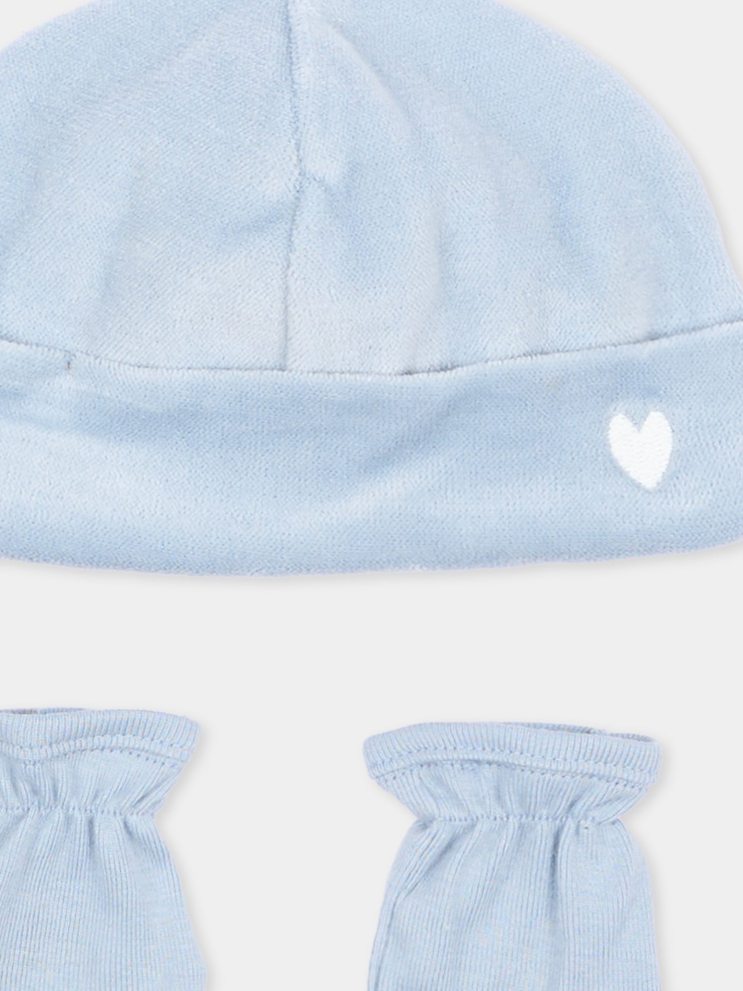 Set accessori celeste per neonato,Petit Bateau,A0G9Q 00