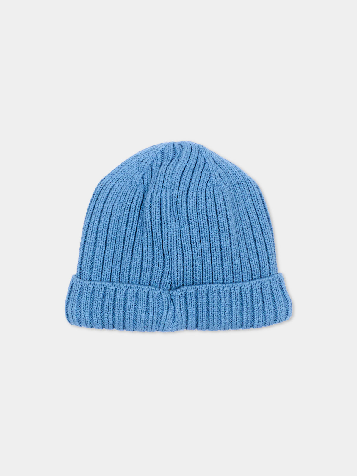 Berretto azzurro per neonato con logo,Petit Bateau,A0GIC 02