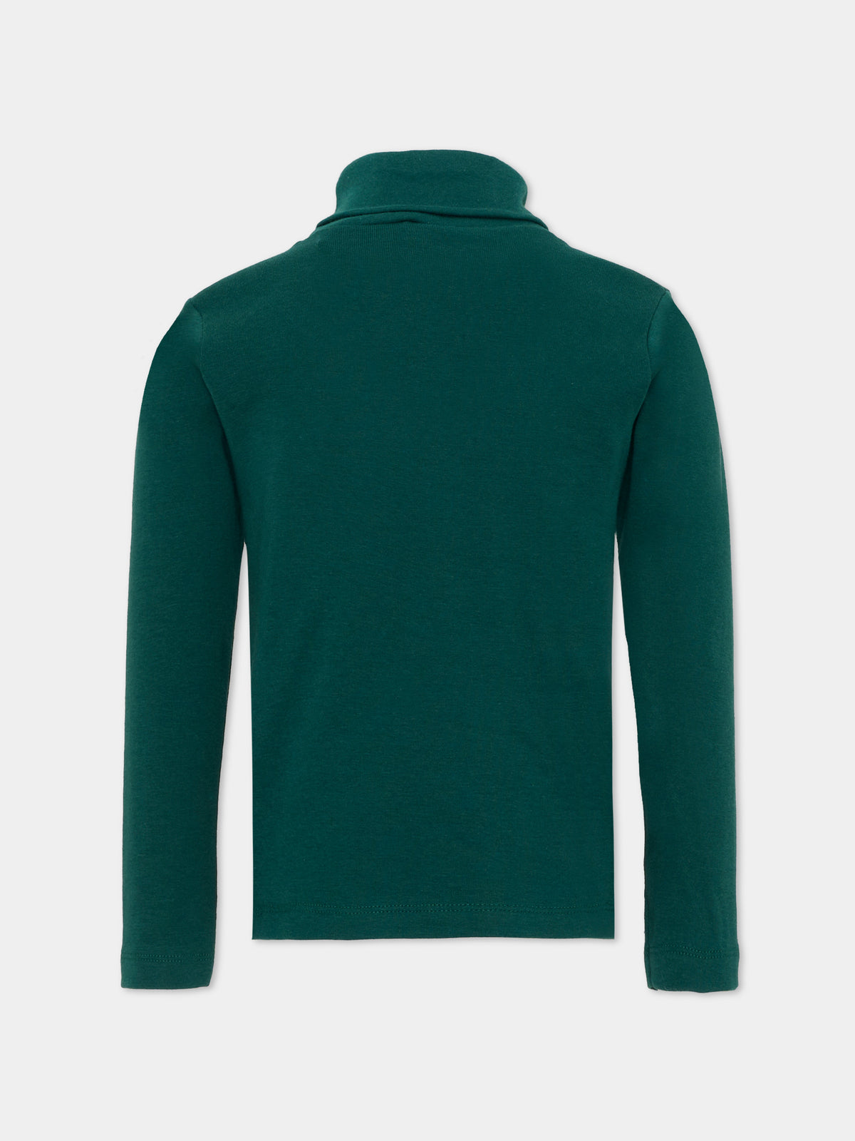 Dolcevita verde per bambini con logo,Petit Bateau,A0GVF 13