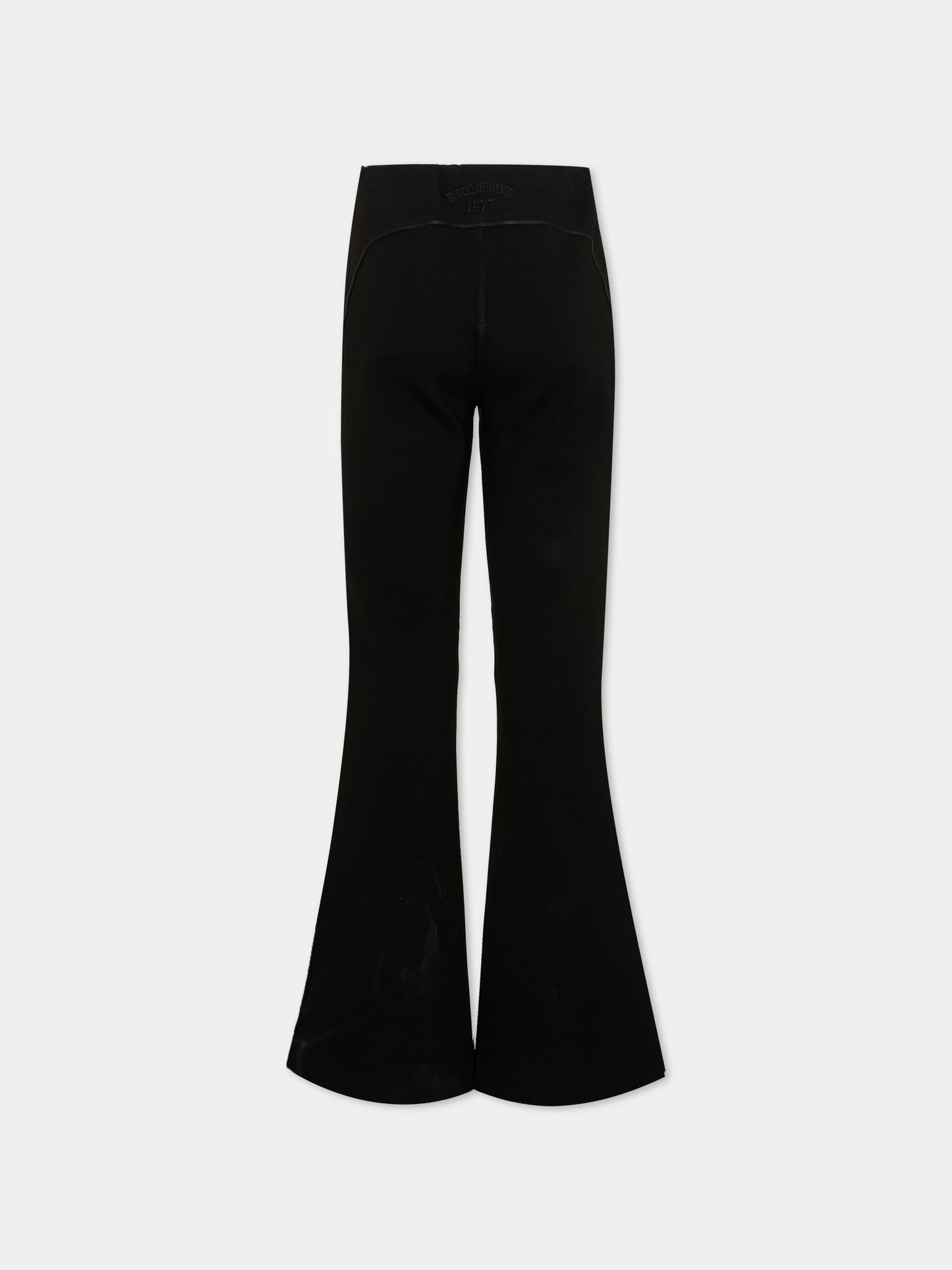 Pantaloni neri per bambina con logo,Richmond,RGA26046LE BLACK BLACK