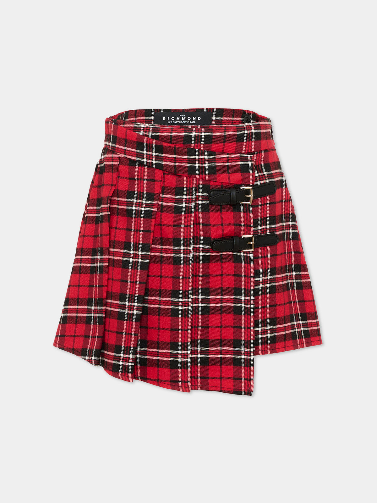 Gonna rossa per bambina tartan,Richmond,RGA26137GO CHK_RED_F. CHECK RED FANTASY