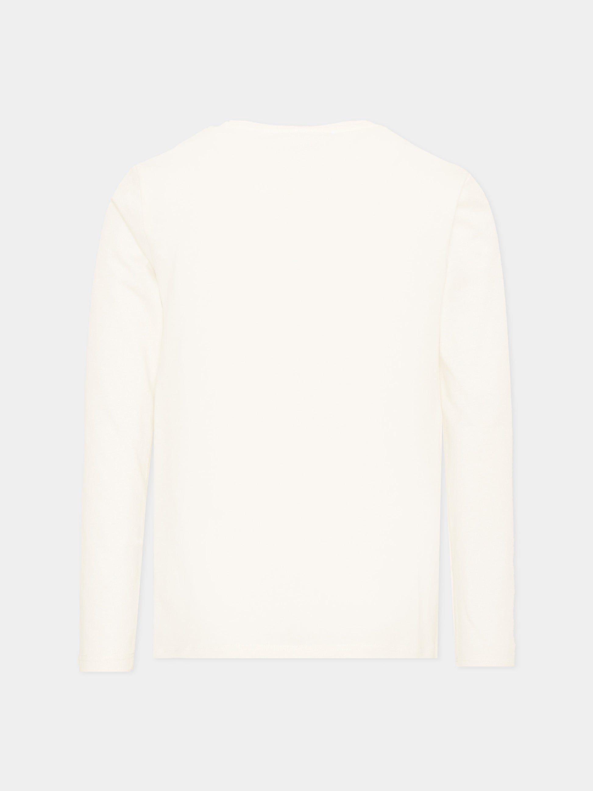 T-shirt a manica lunga avorio per bambina logo,Richmond,RGA26092TS OFF-WHITE OFF-WHITE
