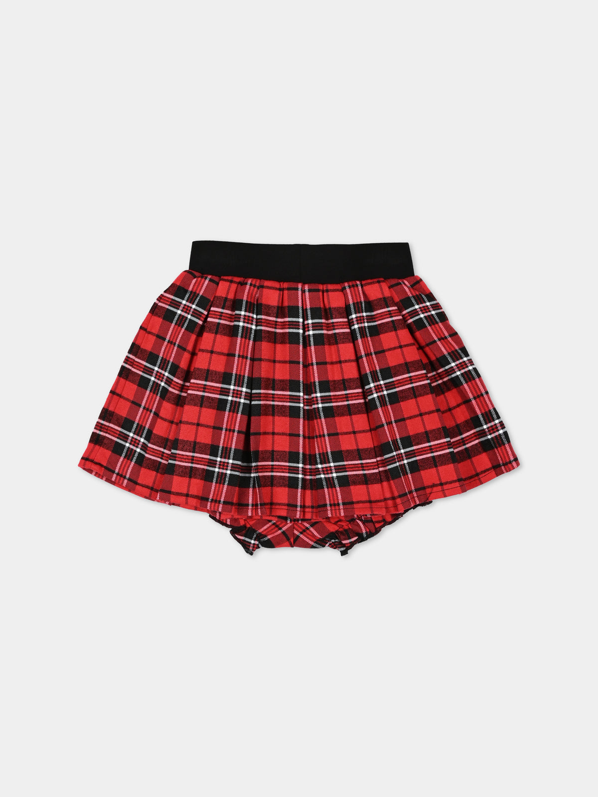 Gonna rossa per neonata tartan,Richmond,RIA26079GO RED_T/BLK RED TARTAN
