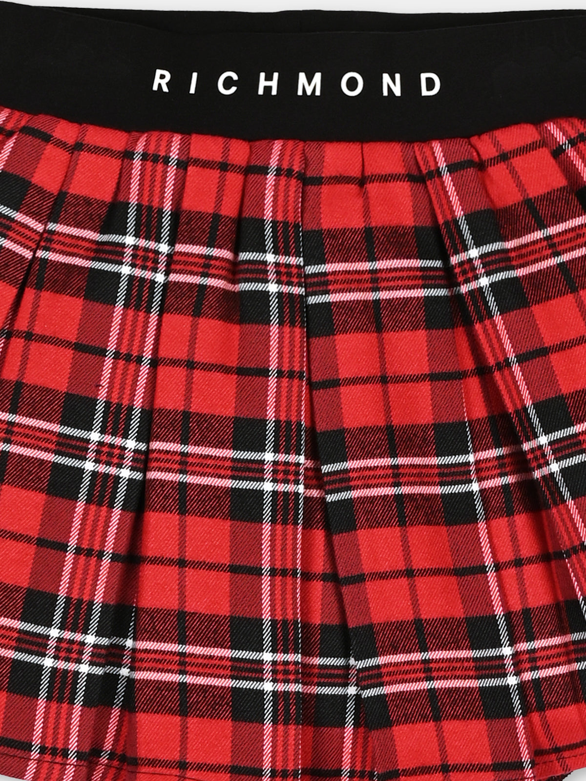Gonna rossa per neonata tartan,Richmond,RIA26079GO RED_T/BLK RED TARTAN