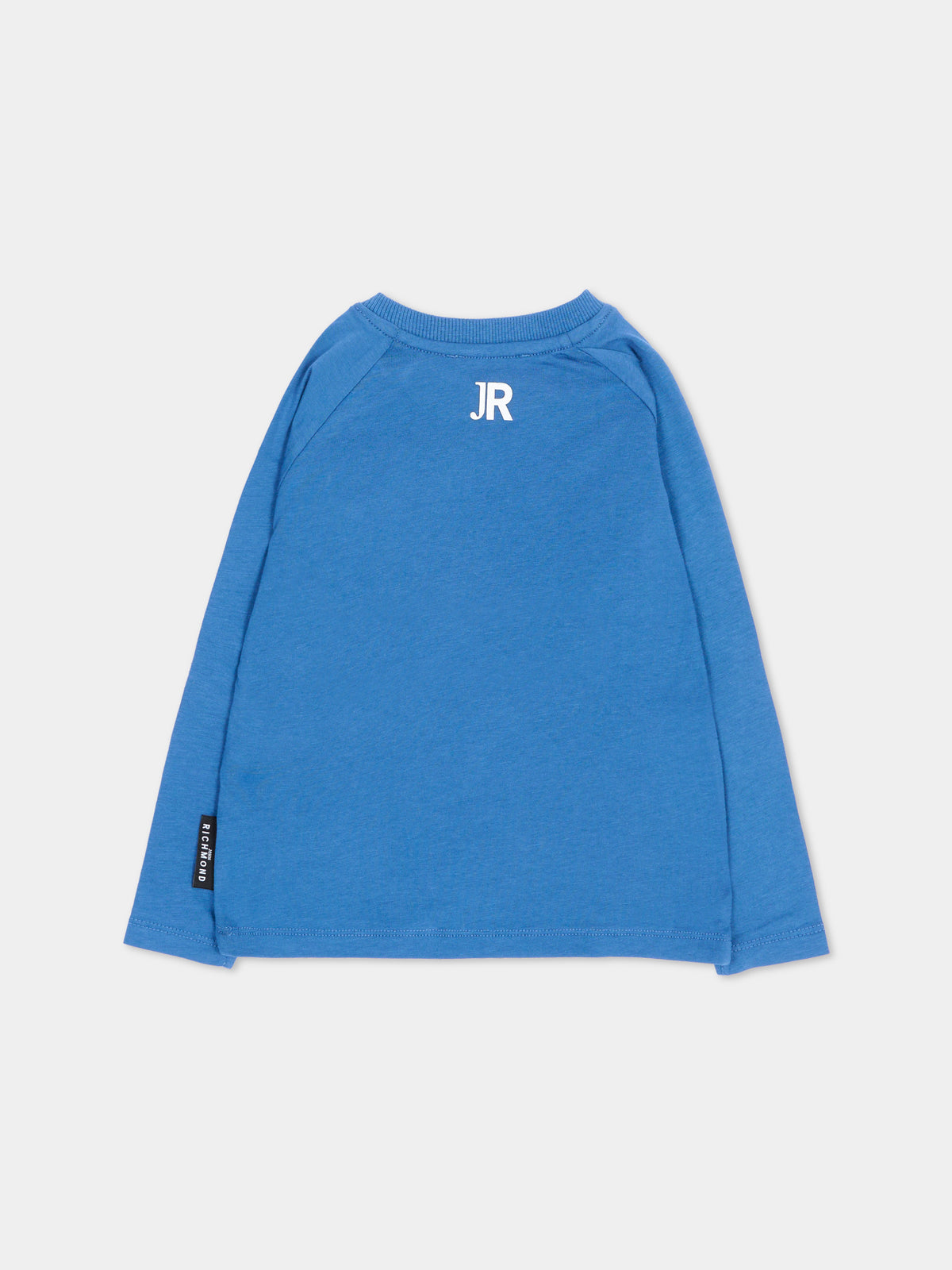 T-Shirt azzurra per neonato con logo,Richmond,RIA26006TS COBALT_BR. COBALT BRIGHT