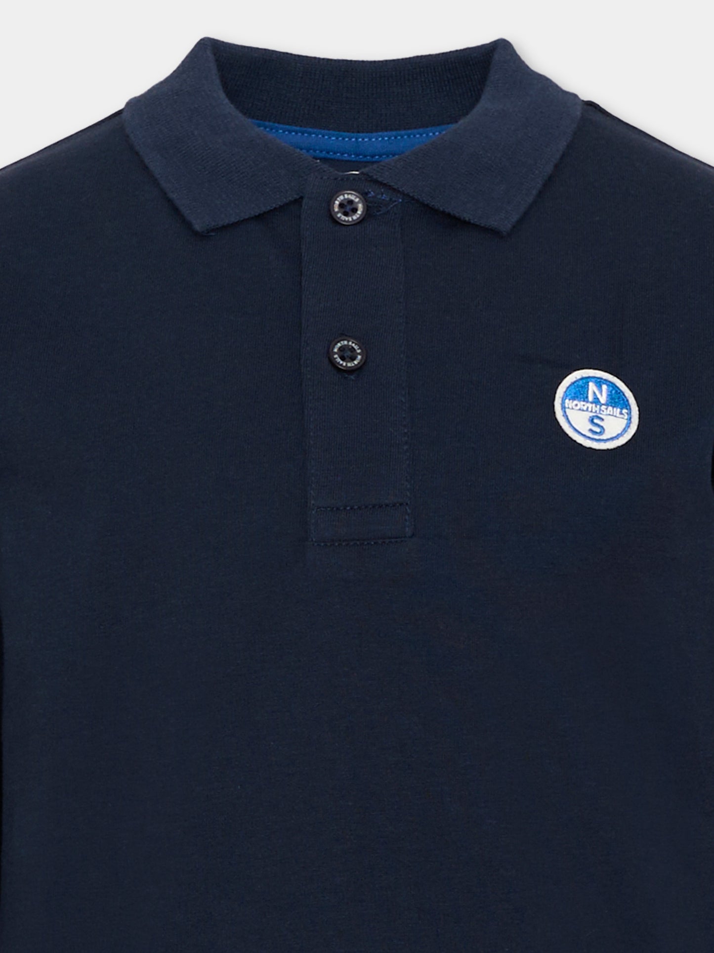 Polo blu per bambino con logo,North Sails,NBA26012PO BLUE NAVY