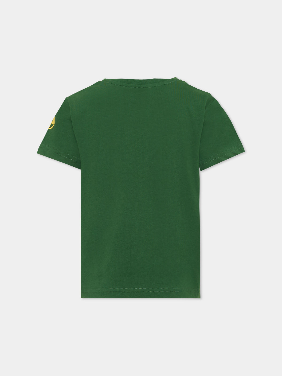 T-shirt a manica corta verde per bambino con logo,North Sails,NBA26058TS GREEN