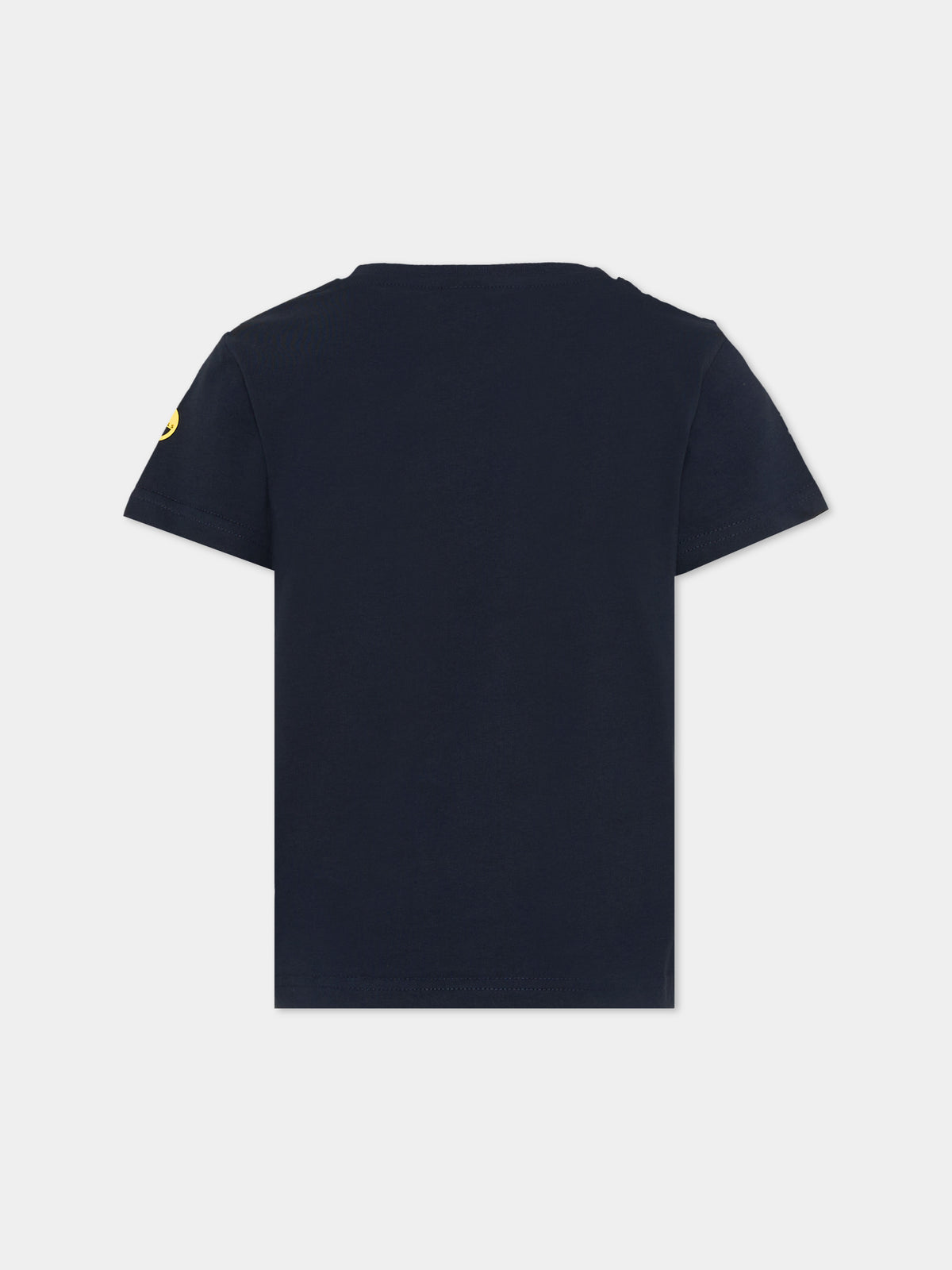 T-shirt a manica corta blu per bambino con logo,North Sails,NBA26058TS BLUE NAVY