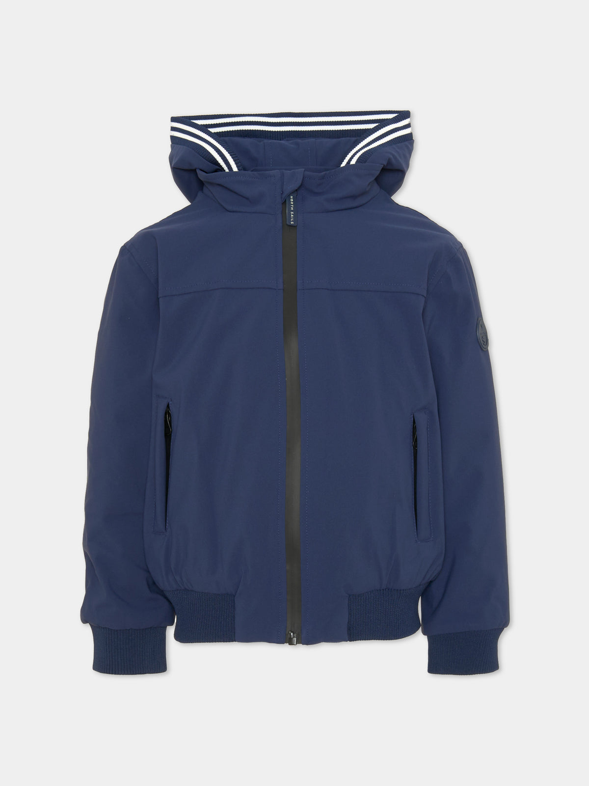 Giubbotto blu per bambino con cappuccio,North Sails,NBA26017GB BLUE NAVY