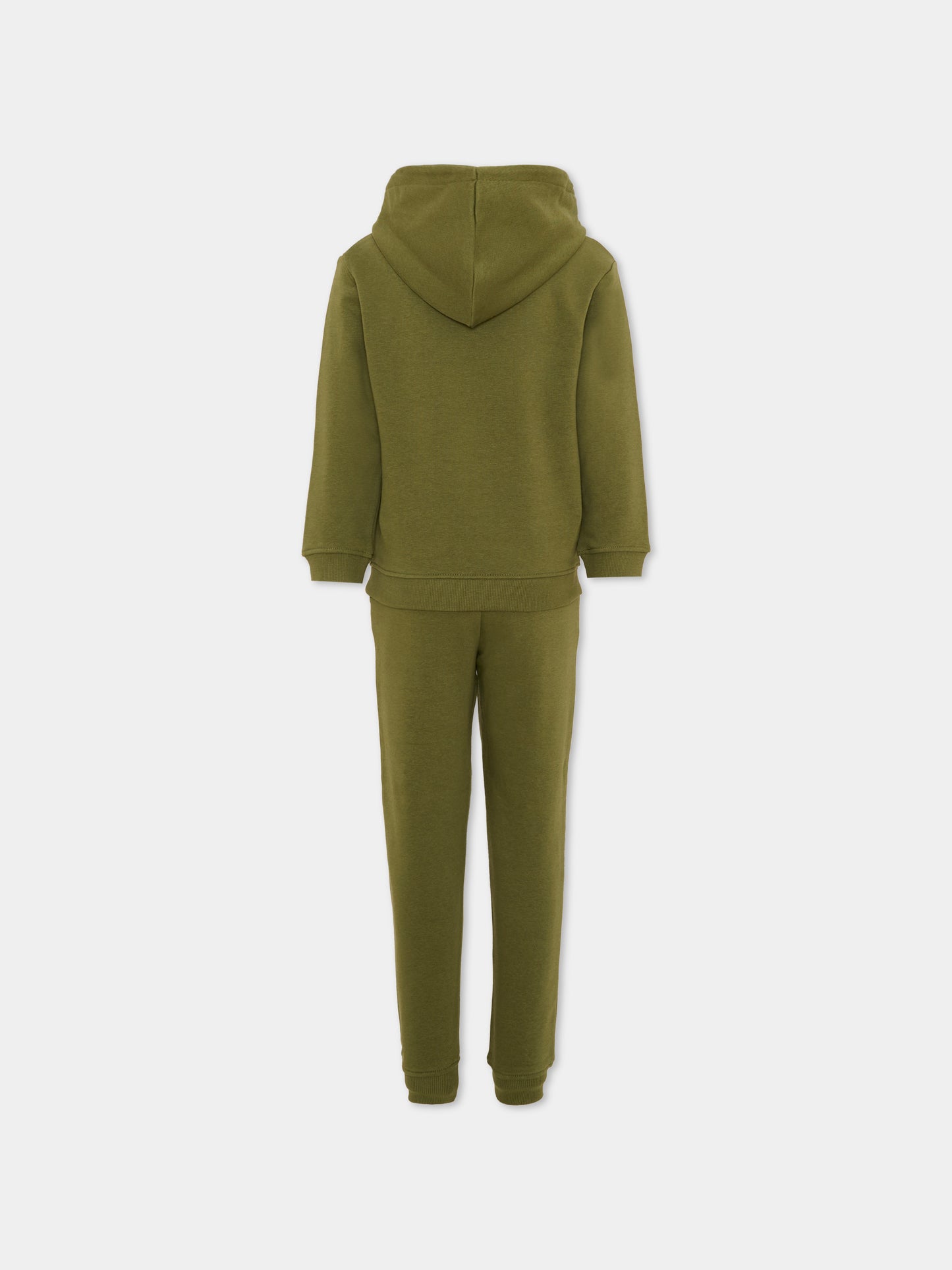 Completo sportivo lungo verde per bambino con logo,Trussardi Junior,TIA26102CF CYPRESS/CY CYPRESS
