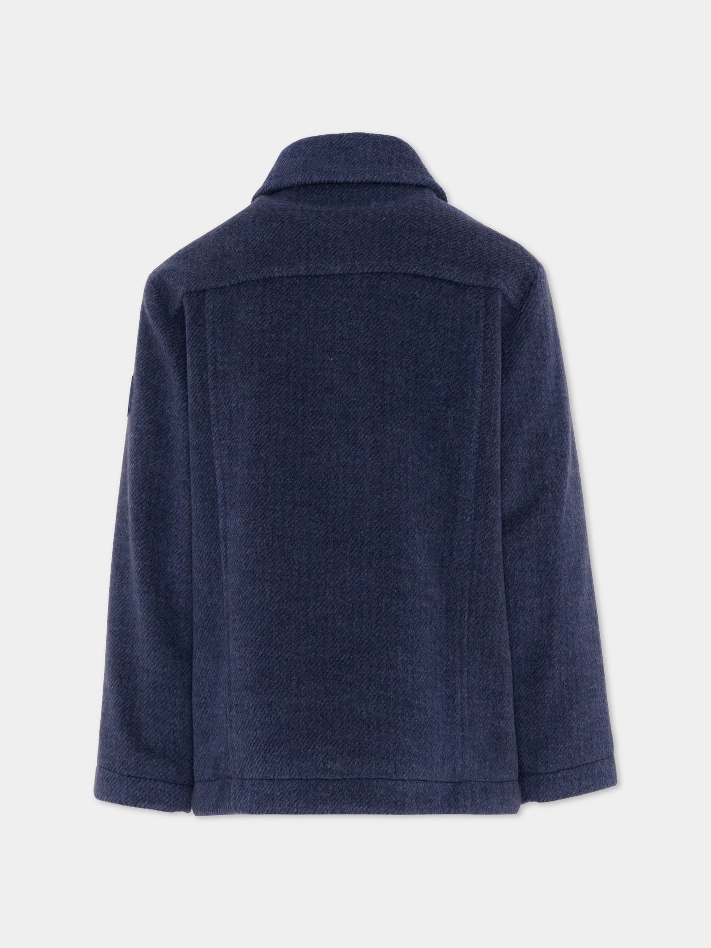 Cappotto blu per bambino,Trussardi Junior,TIA26047CP BLUE_NAVAL BLUE NAVAL