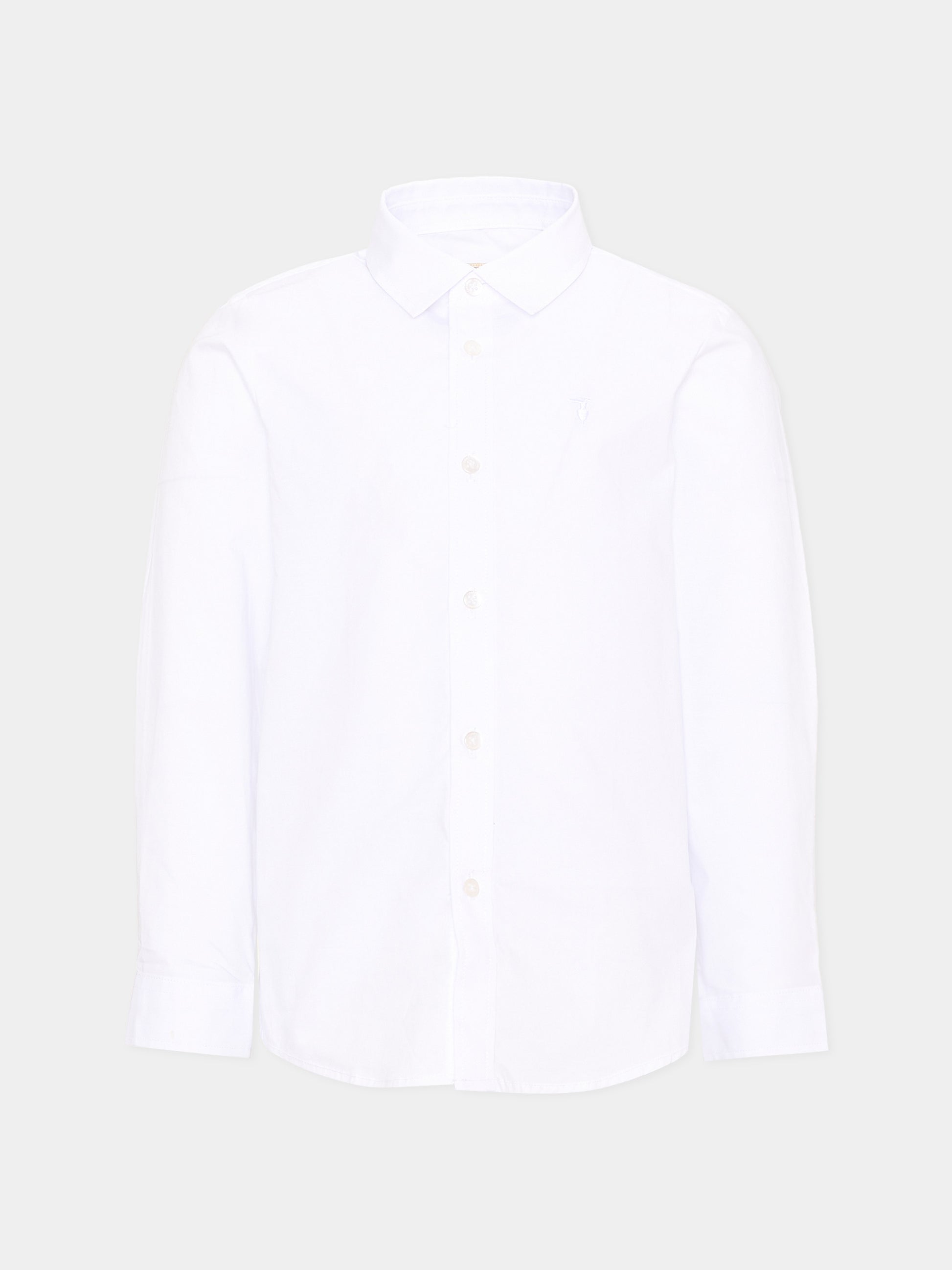 Camicia bianca per bambino con levriero,Trussardi Junior,TIA26016CA WHITE WHITE