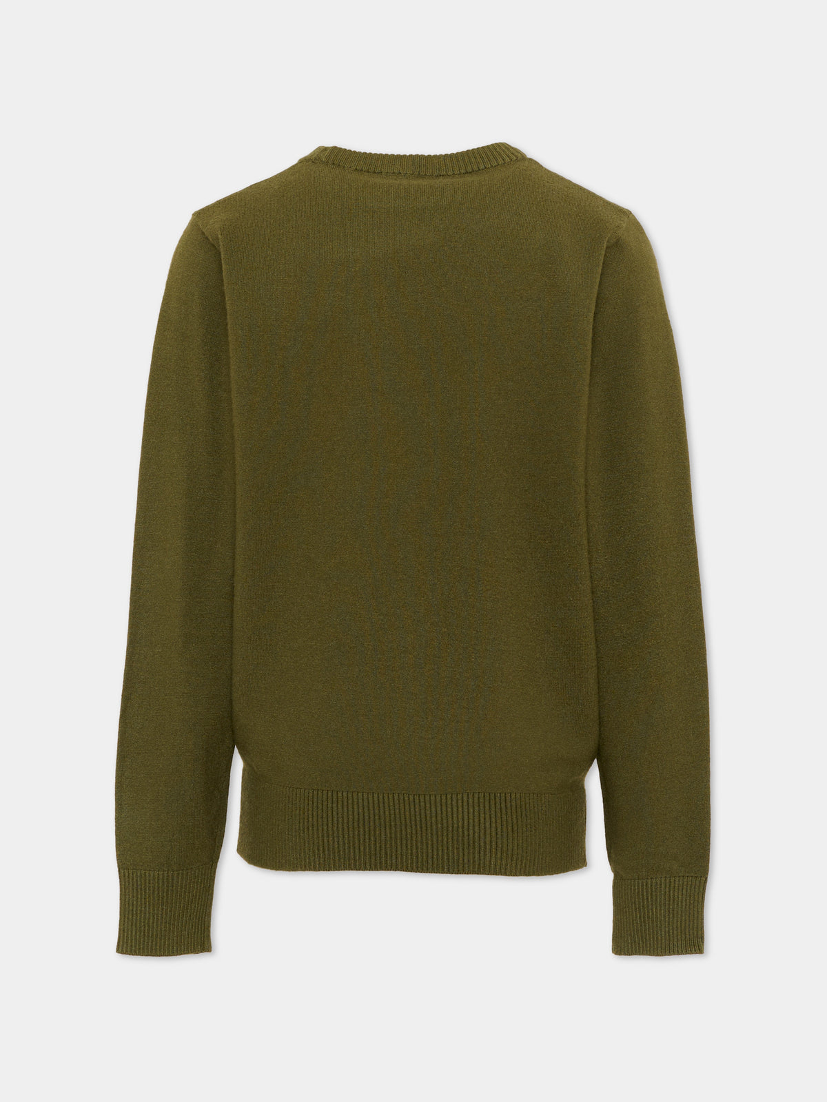 Maglione verde per bambino con logo,Trussardi Junior,TBA26021MA CYPRESS CYPRESS