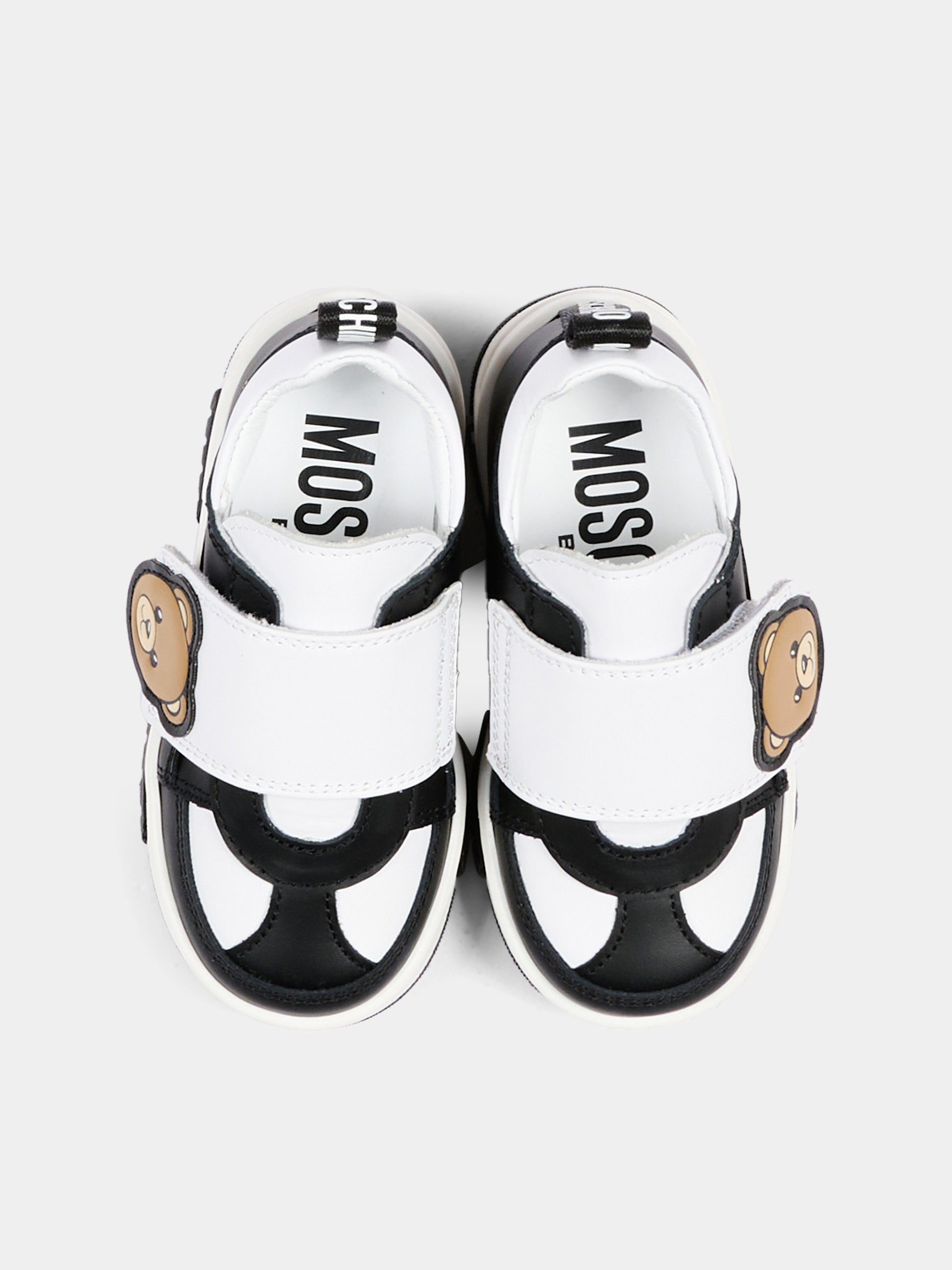 Sneakers nere per bambini con Teddy Bear,Moschino Kids,84138 VAR1