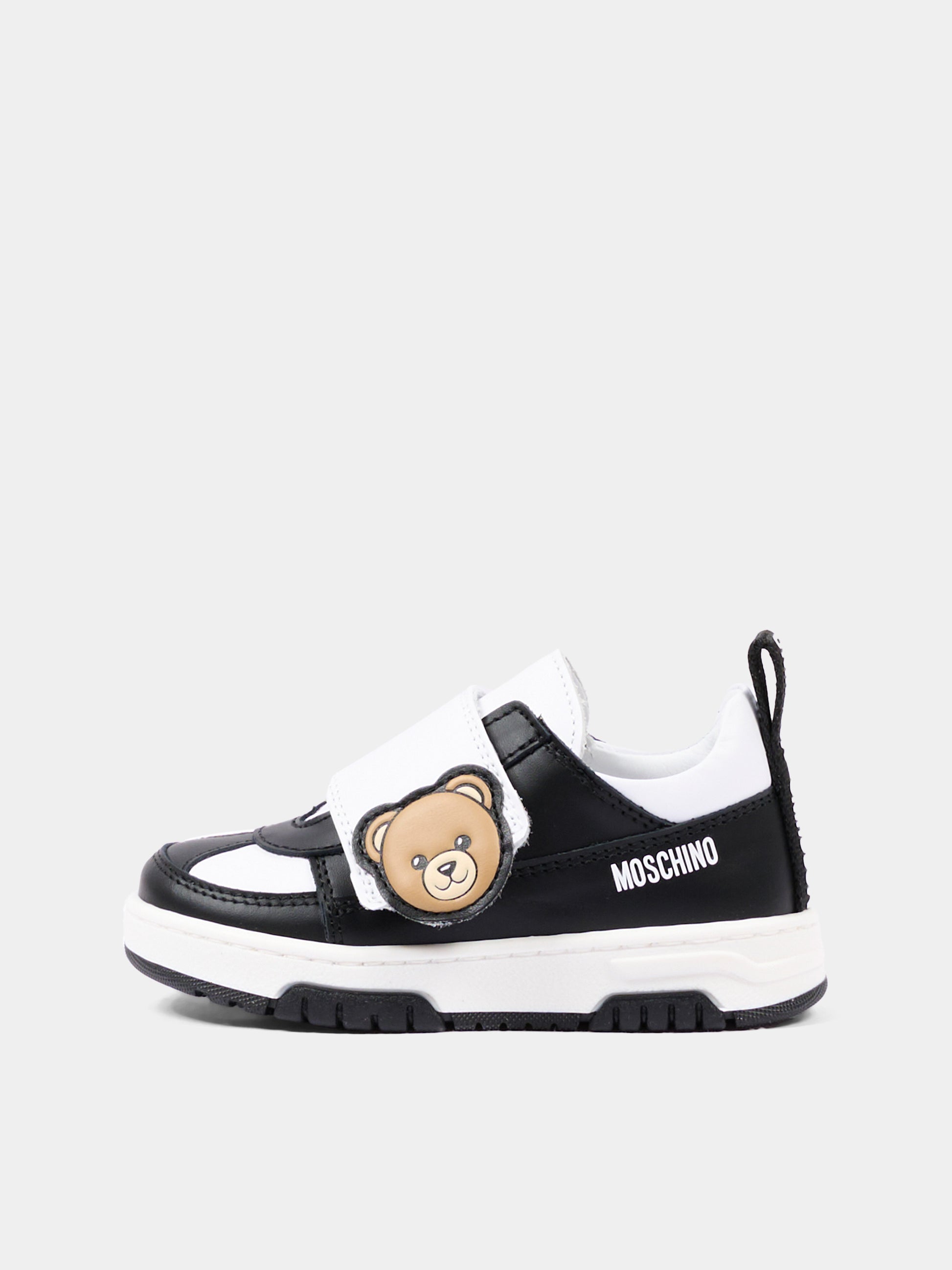 Sneakers nere per bambini con Teddy Bear,Moschino Kids,84138 VAR1