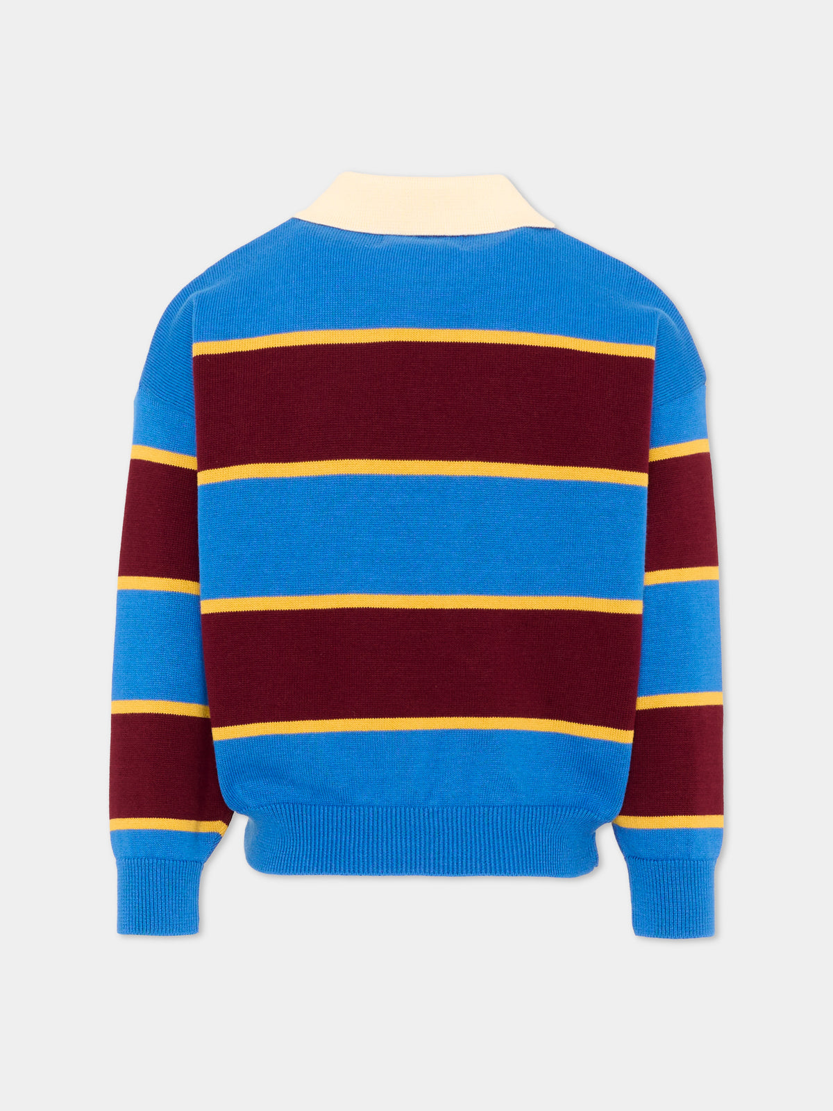 Polo a manica lunga multicolor per bambino rigata,Bobo Choses,B226AC116