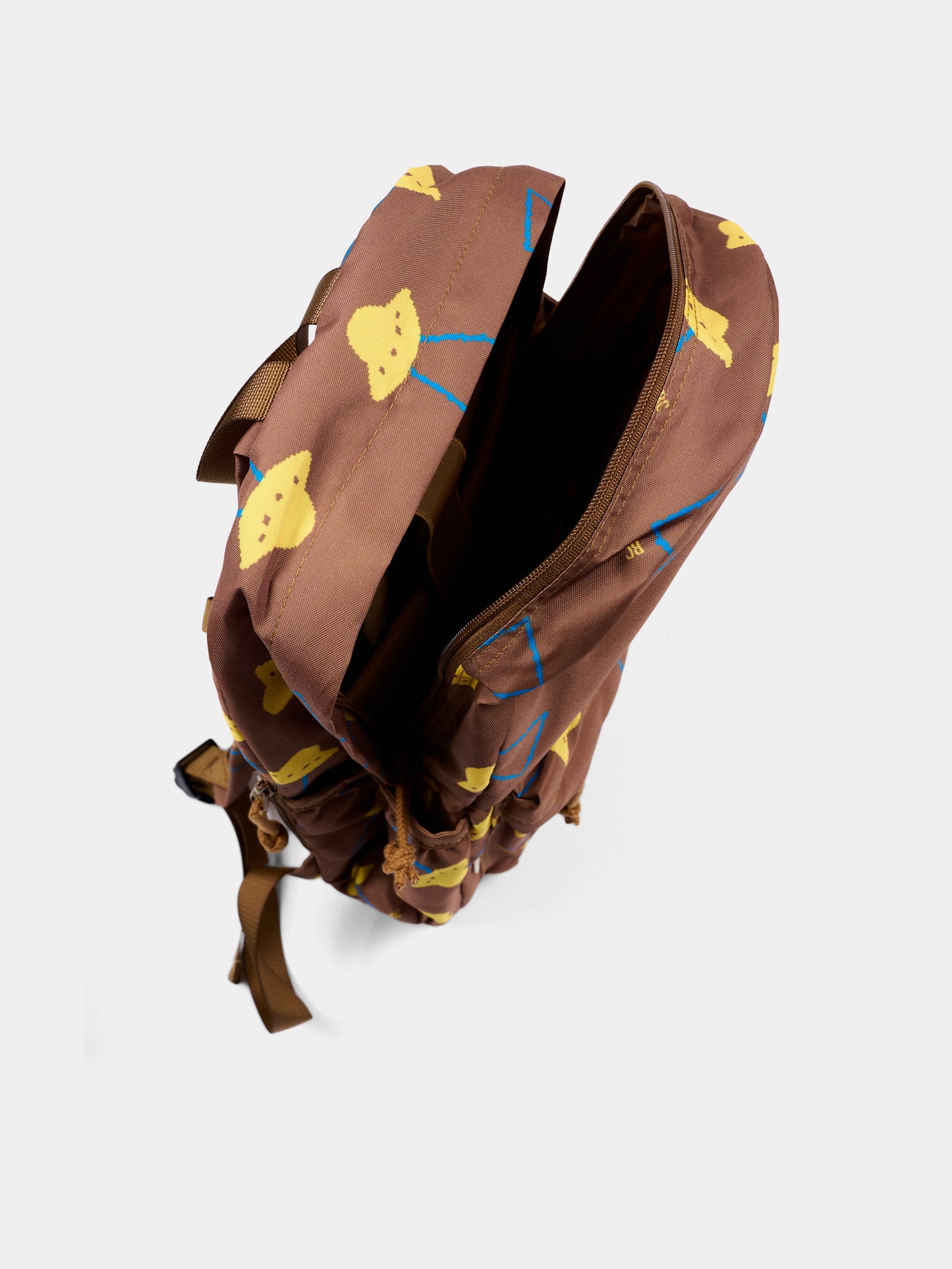 Zaino marrone con stampa per bambino,Bobo Choses,B226AI067
