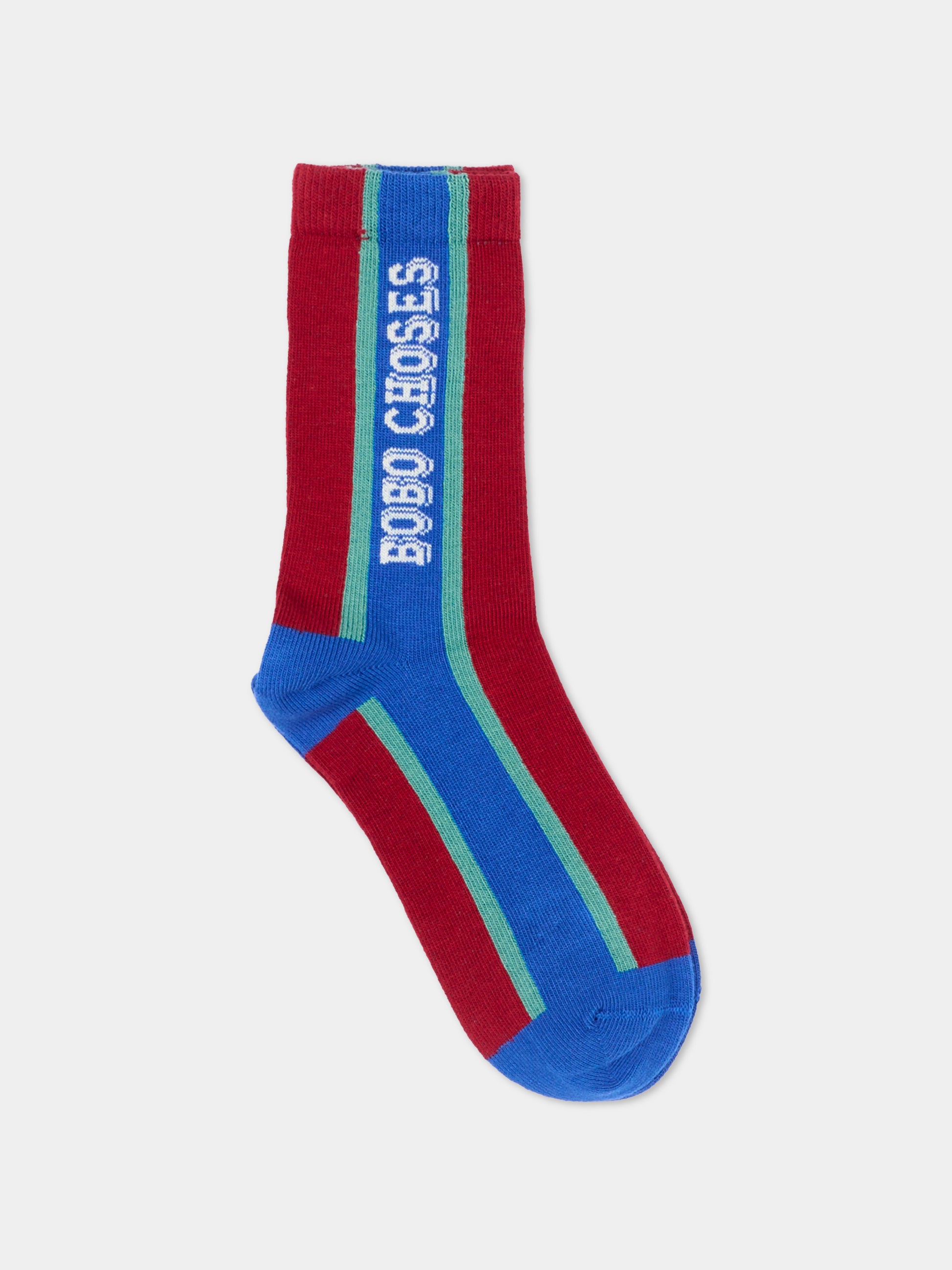 Calzini multicolor per bambini a righe,Bobo Choses,B226AI078