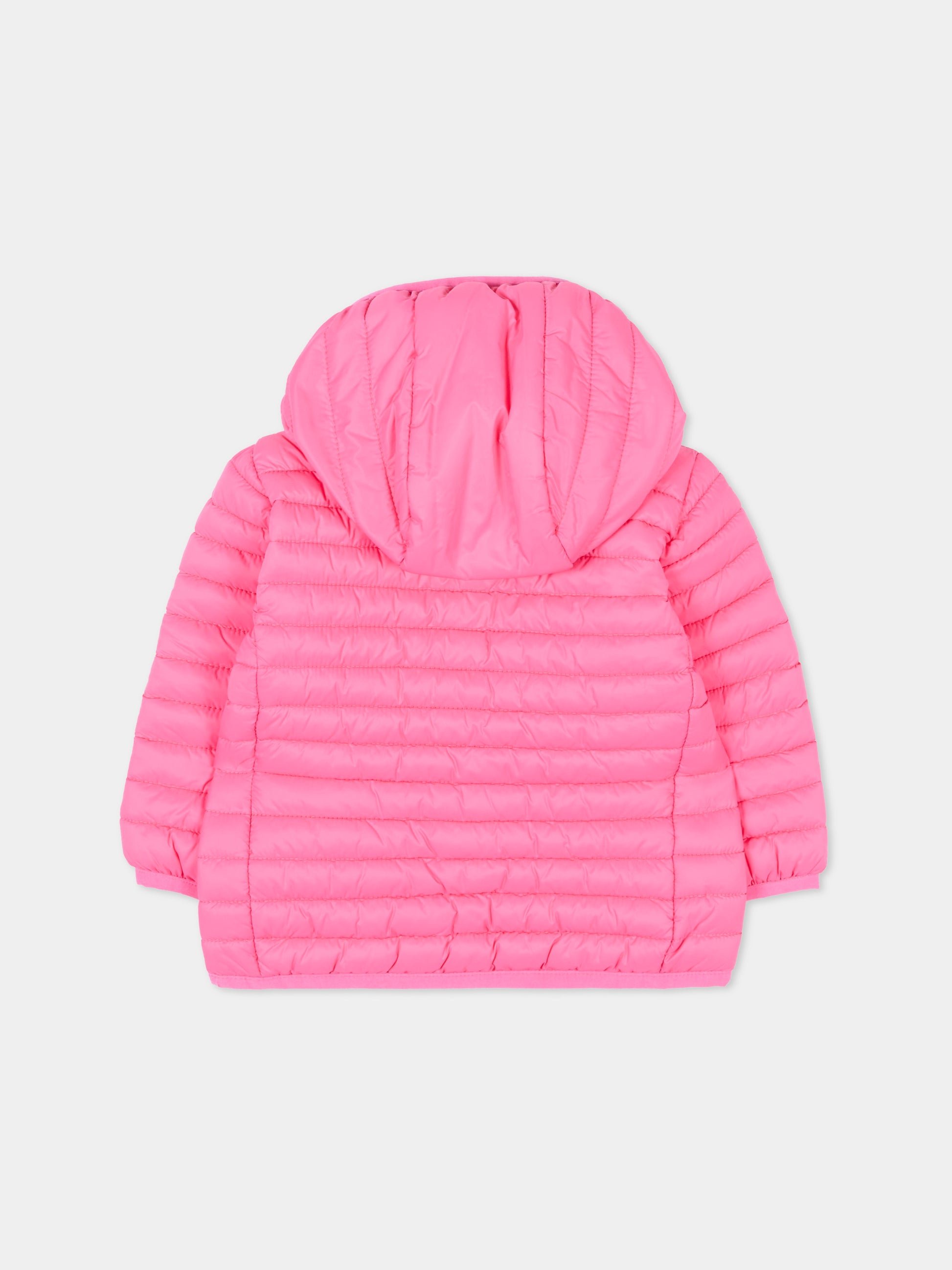 Piumino rosa Nene per neonata con logo,Save The Duck Kids,I30003X GIGA20 80005