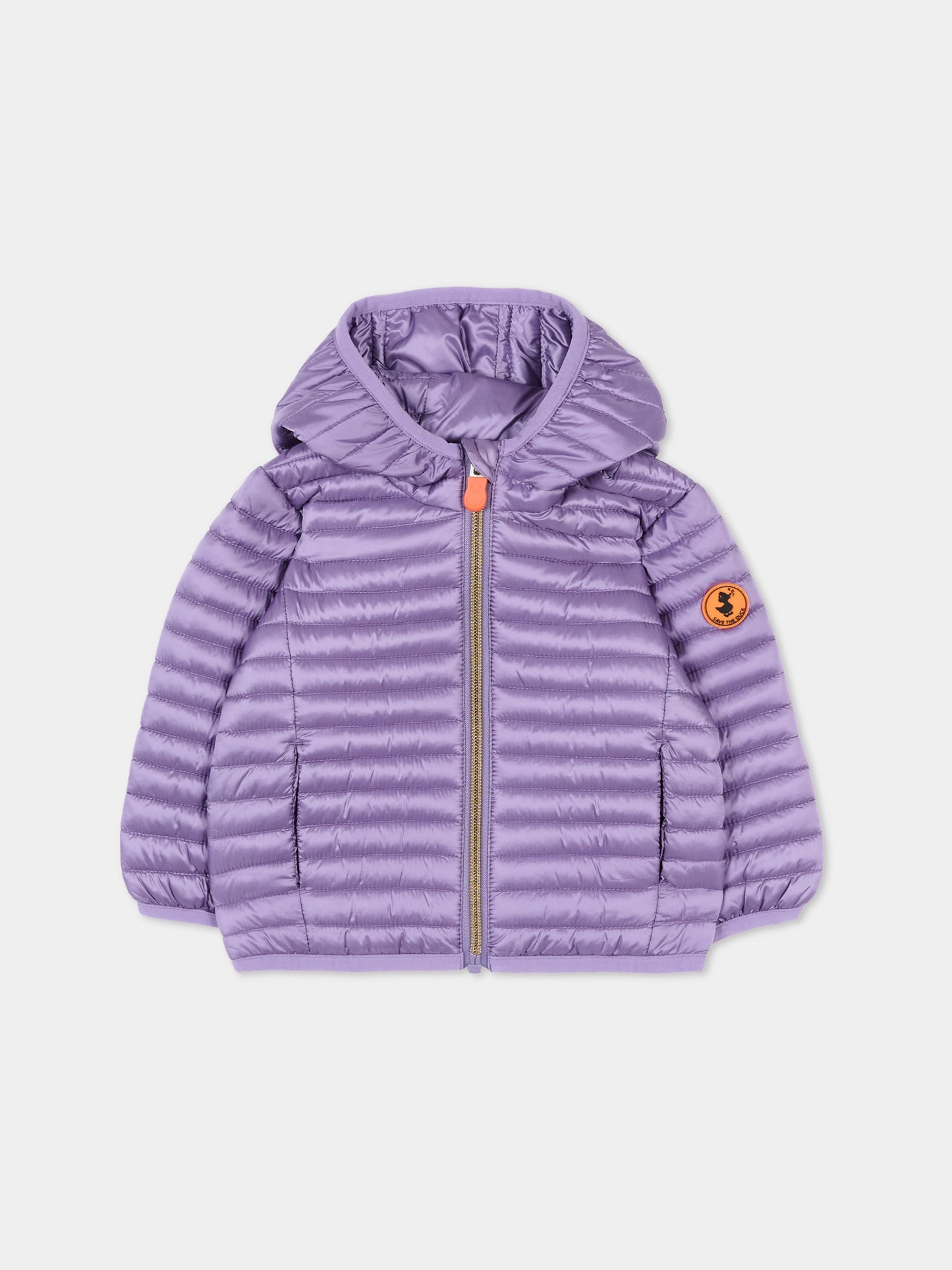 Piumino viola Lucy per neonata,Save The Duck Kids,I30005G IRIS20 80042