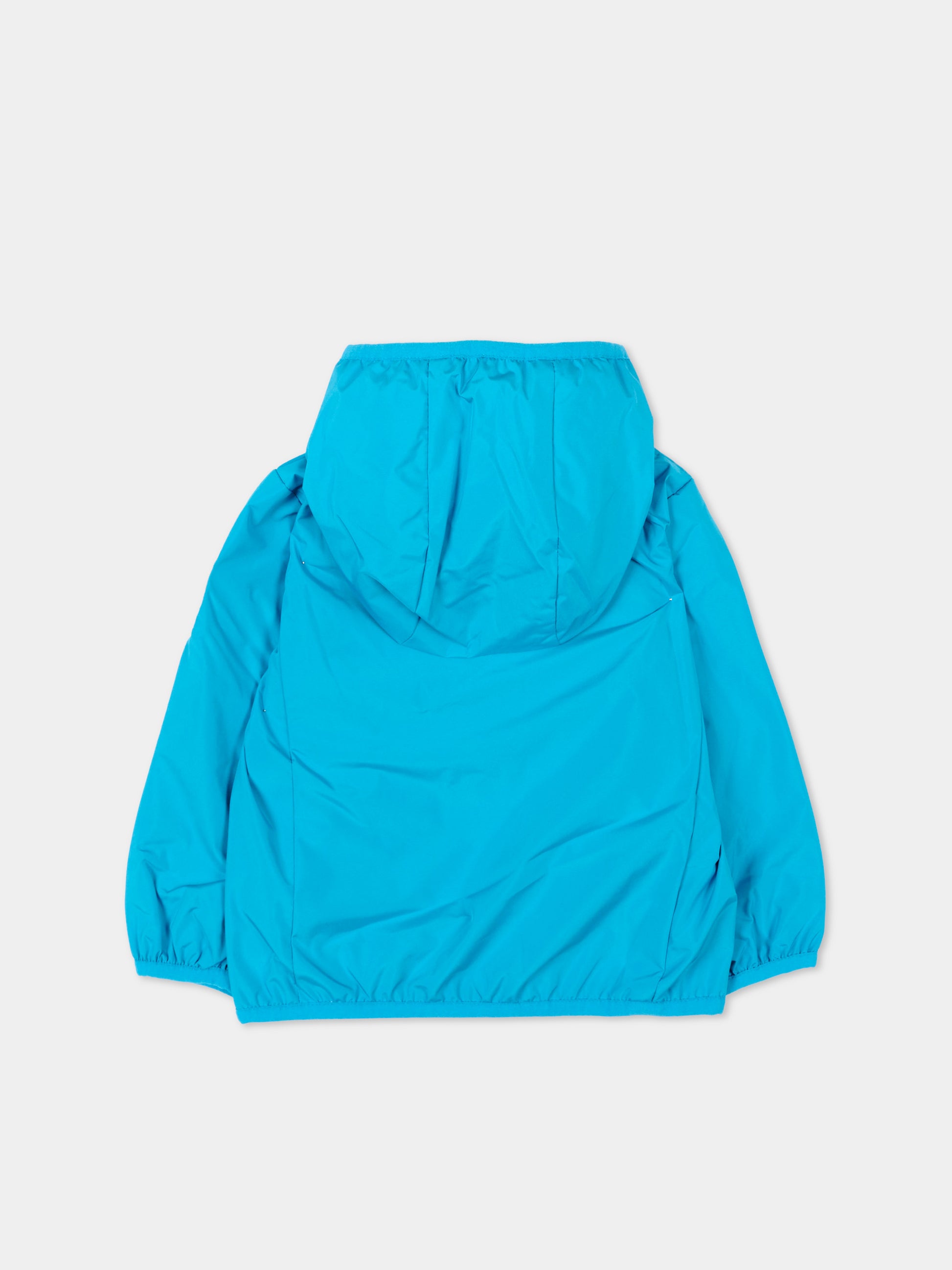 Giacca a vento azzurra Coco per neonato con logo,Save The Duck Kids,I30006X WIND20 90037