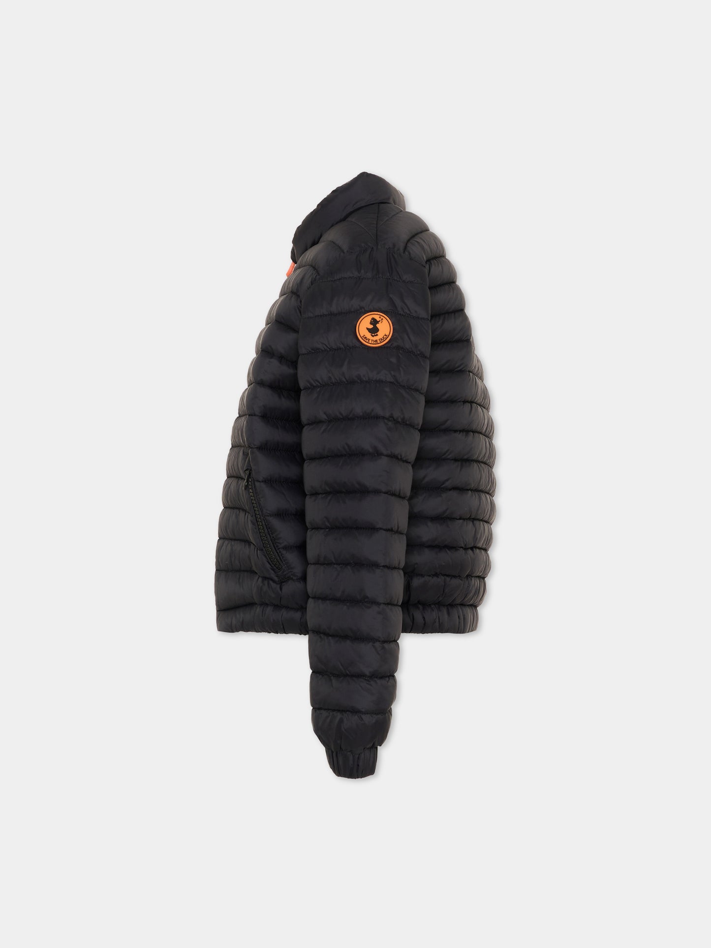 Piumino nero Mae per bambini,Save The Duck Kids,J31151G GIGA20 10000