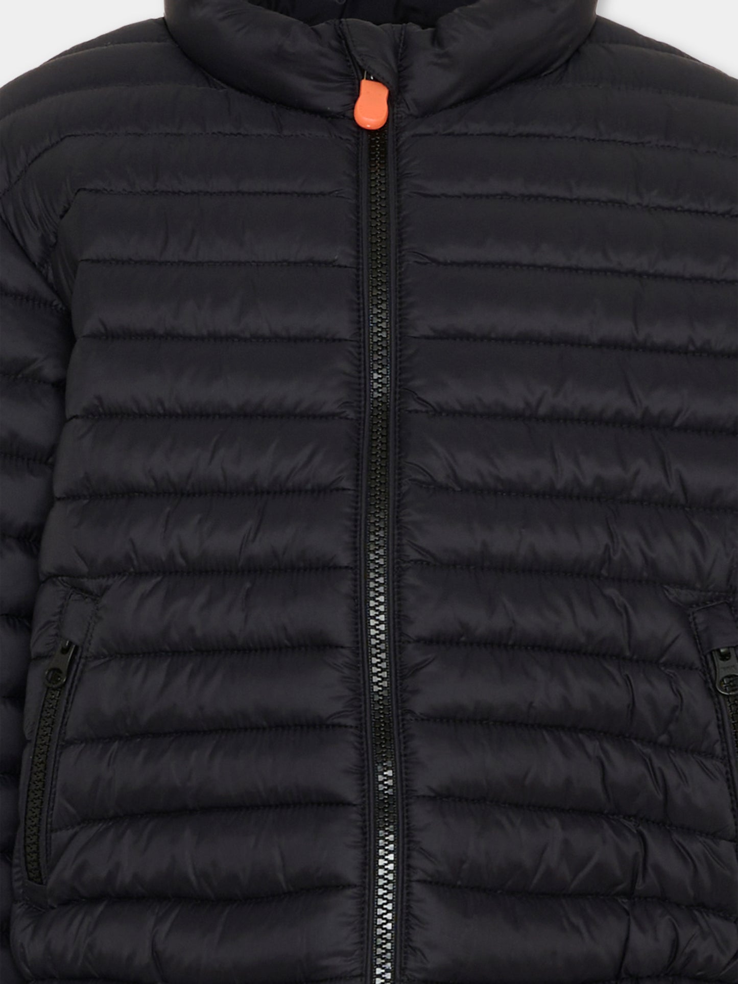 Piumino nero Mae per bambini,Save The Duck Kids,J31151G GIGA20 10000