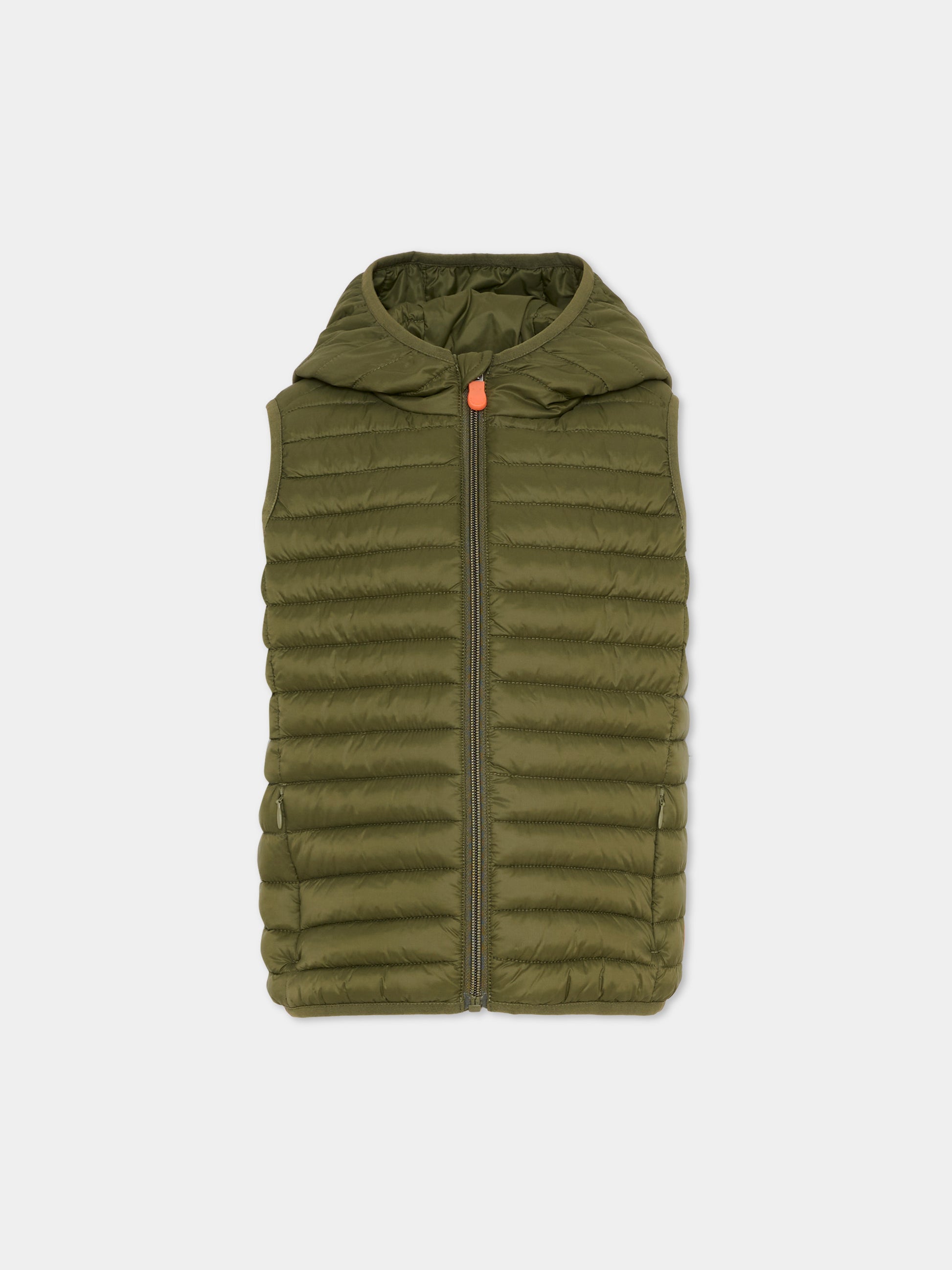 Piumino verde Cupid per bambino,Save The Duck Kids,J80649X GIGA20 50012