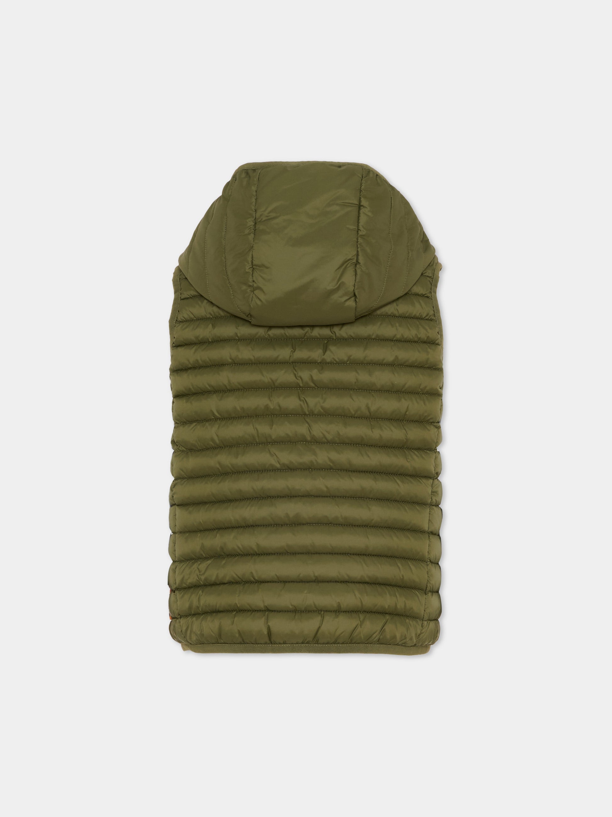 Piumino verde Cupid per bambino,Save The Duck Kids,J80649X GIGA20 50012