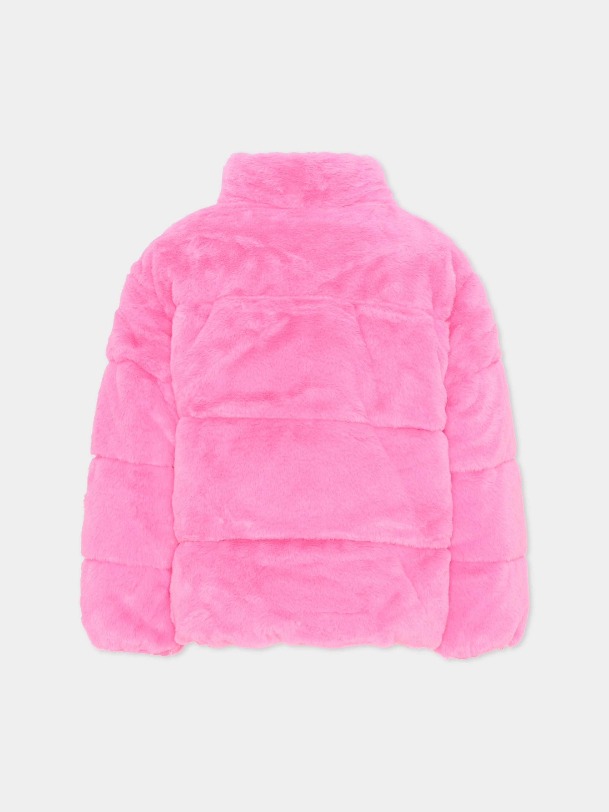 Piumini rosa per bambina Swoosh,Nike,36N974 AFN