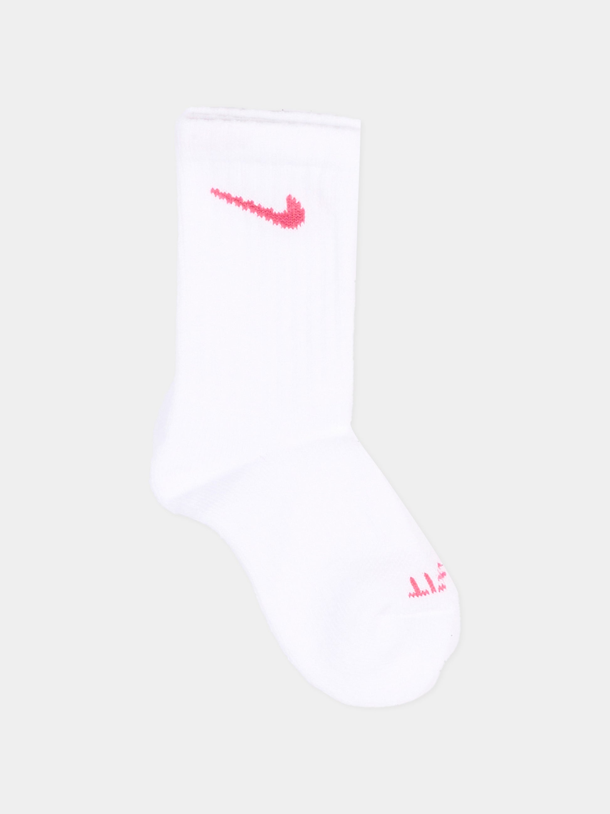 Calza spugna rosa per bambina con logo,Nike,UN0019 V12/RN0019 V12