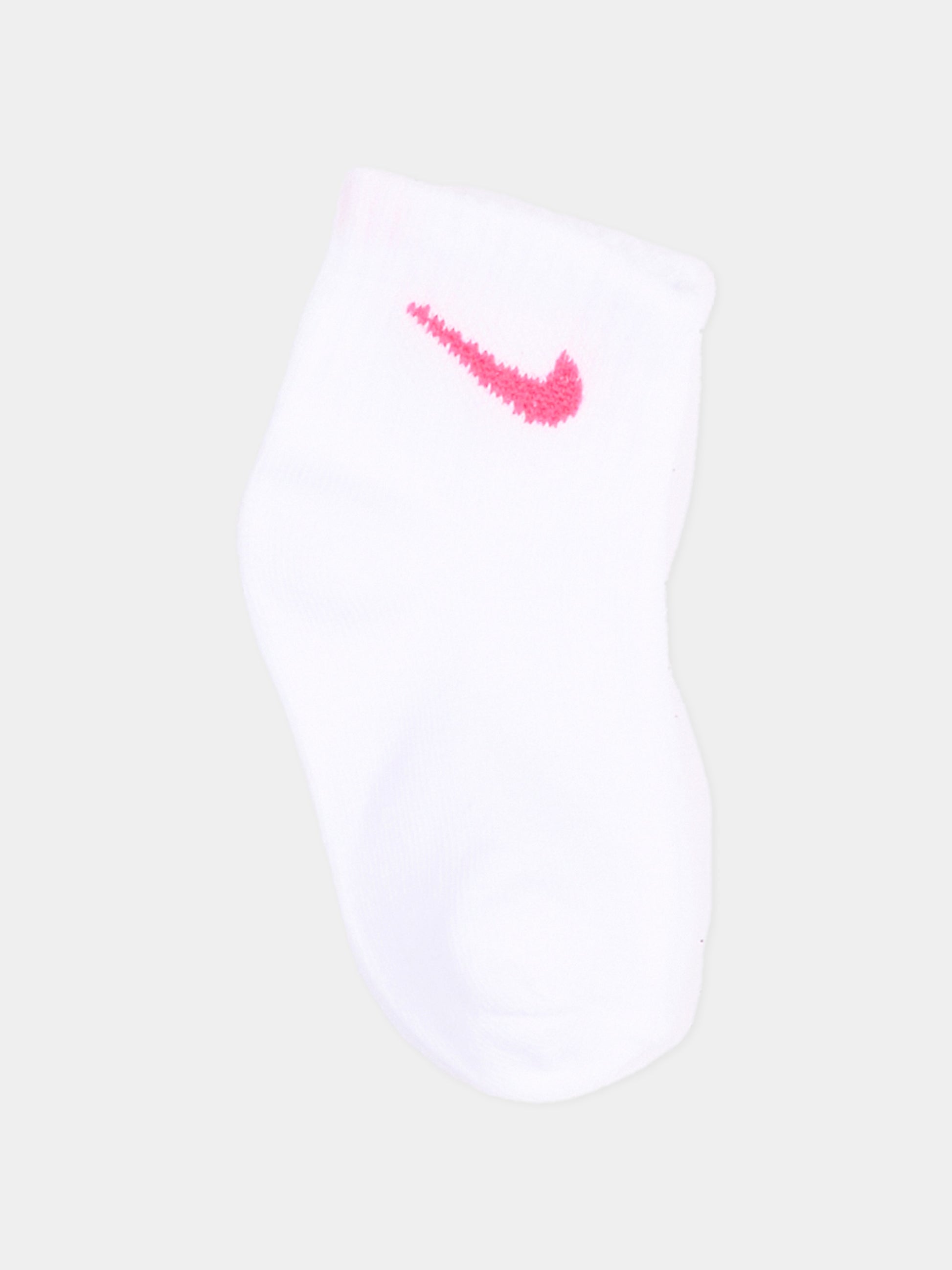 Calza spugna rosa per bambina con logo,Nike,NN0641 V12