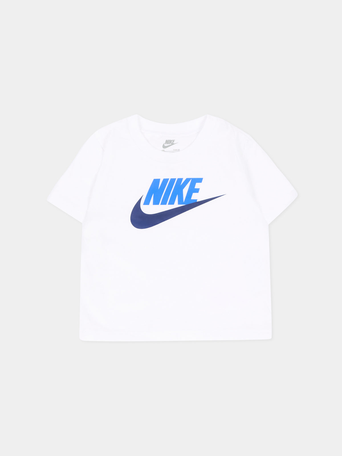 Completo sportivo lungo blu con logo per neonato,Nike,66P282 U90