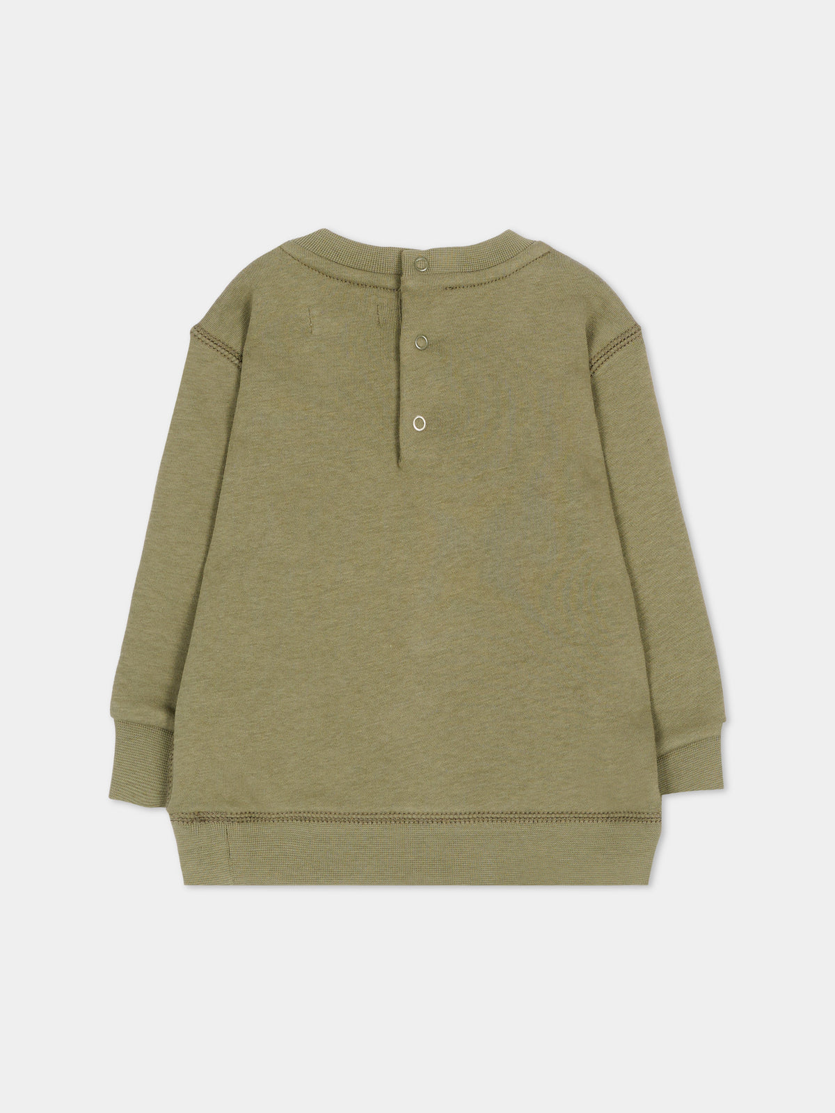 Felpa girocollo verde per neonati,Ralph Lauren Kids,B30216001