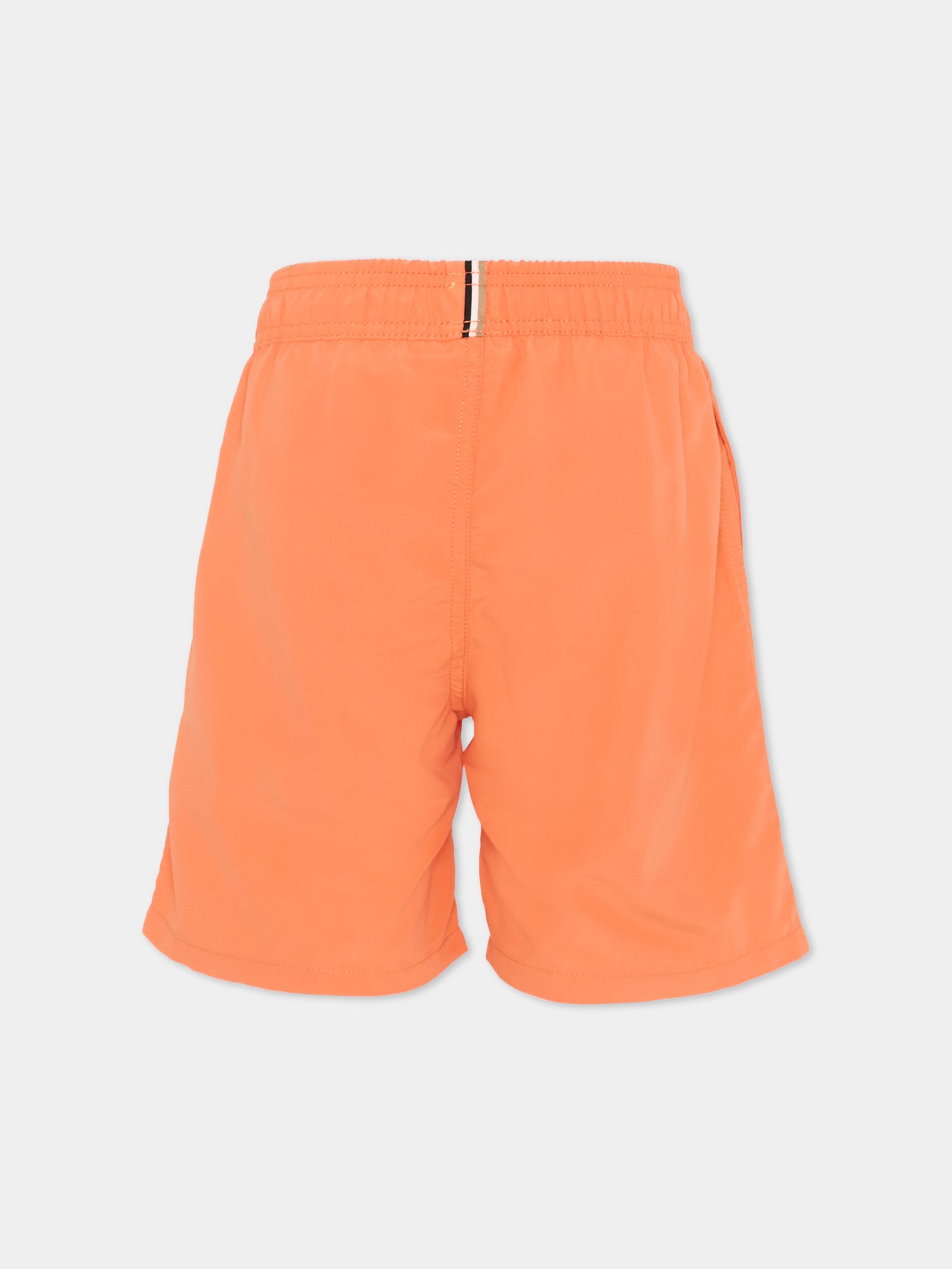 Boxer mare arancione per bambino con logo,Boss,J51973 415