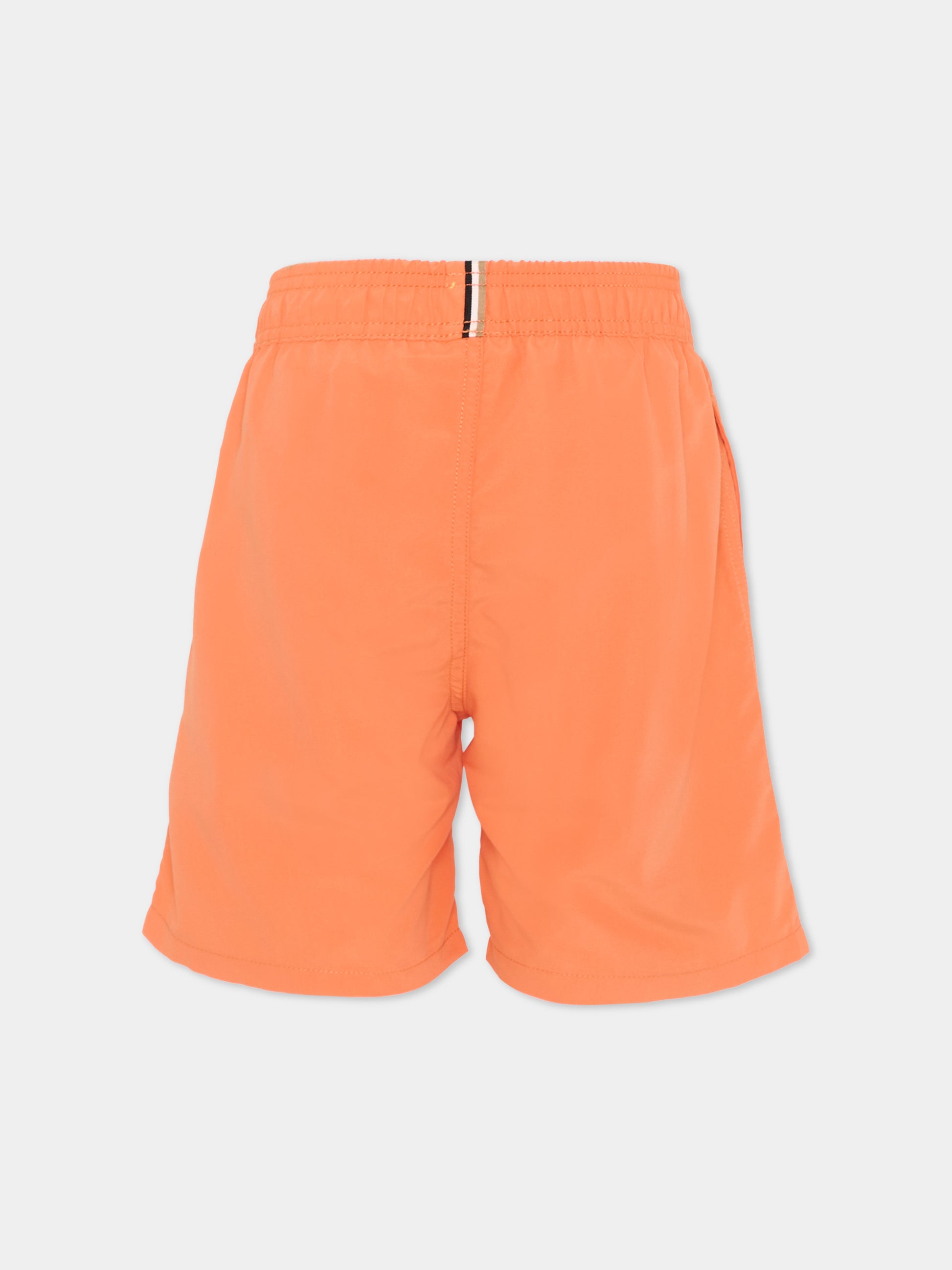 Boxer mare arancione per bambino con logo,Boss,J51973 415