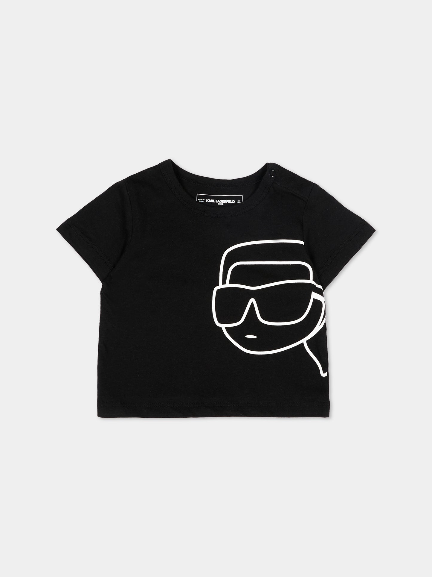 Completo sportivo beige per neonato con logo,Karl Lagerfeld Kids,Z30503 296