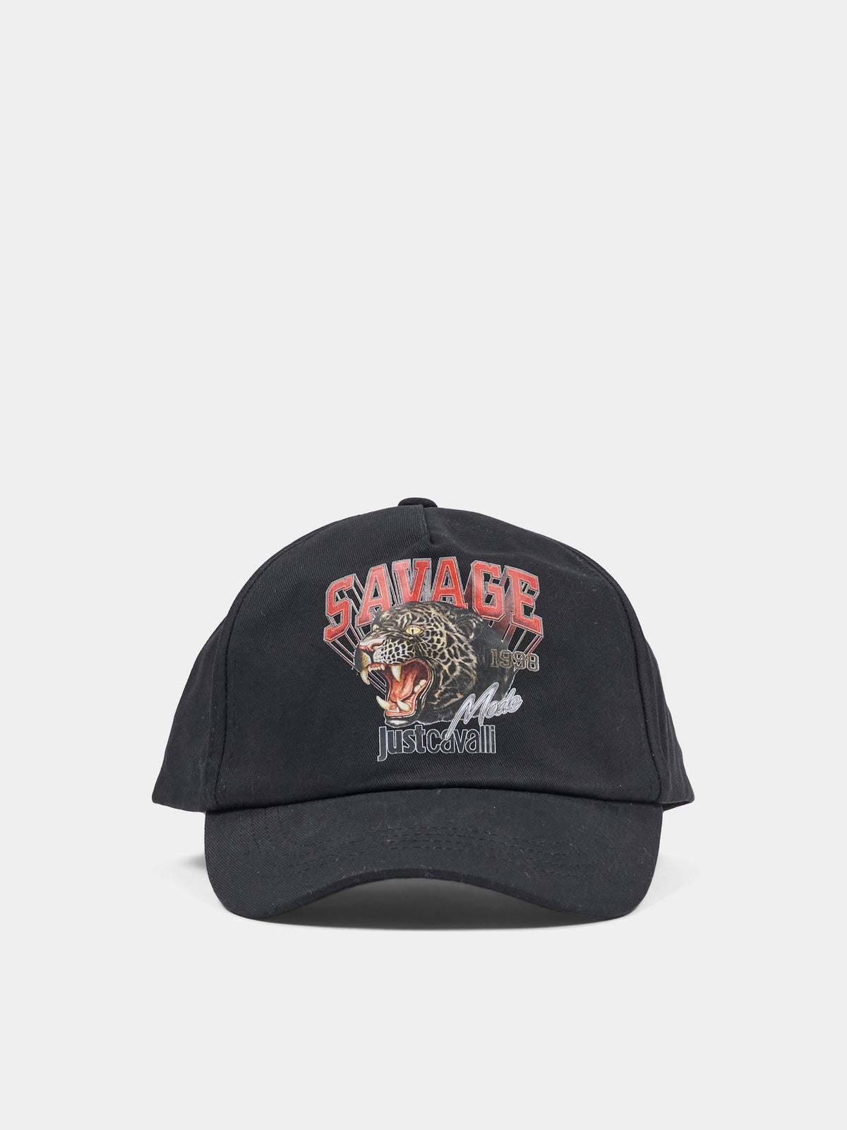 Cappello nero per bambina con stampa,Just Cavalli Kids,JGA26063BT BLACK BLACK