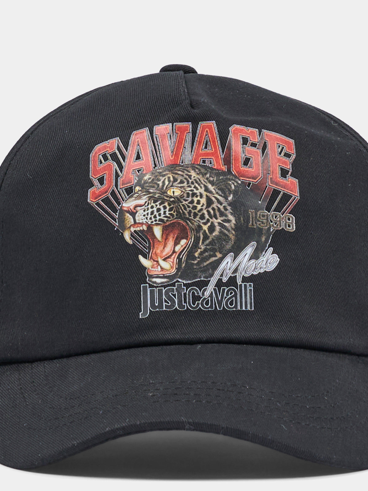 Cappello nero per bambina con stampa,Just Cavalli Kids,JGA26063BT BLACK BLACK