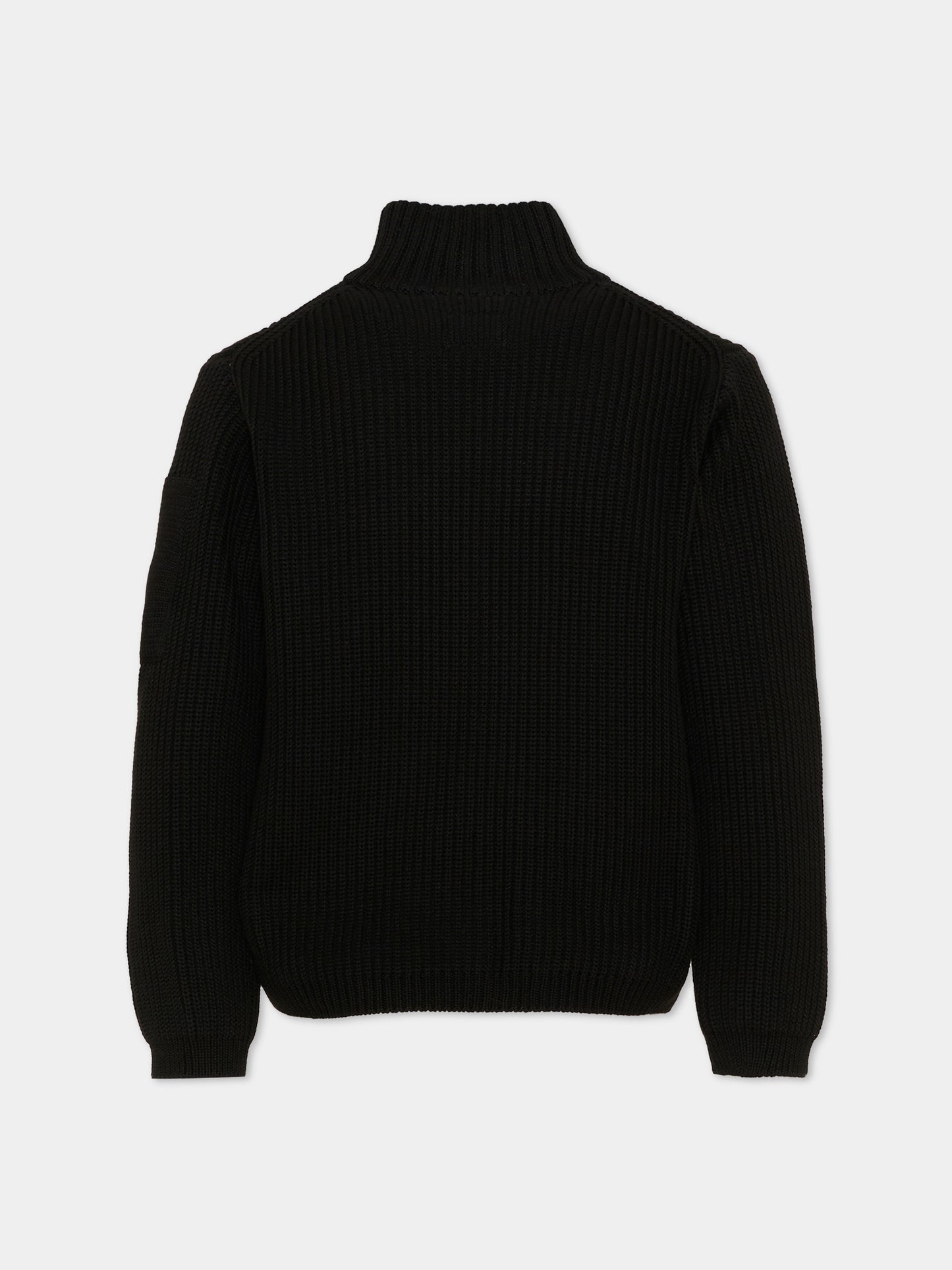 Maglione nero per bambino con zip,C. P. Company,CMW00P LHE36 60100