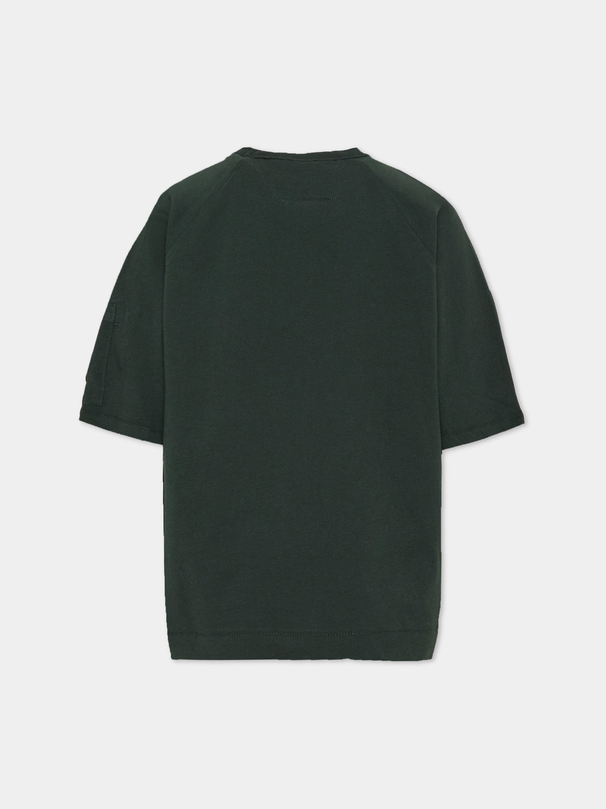 T-shirt verde per bambino con logo,C. P. Company,CNM00R LAA17 30807