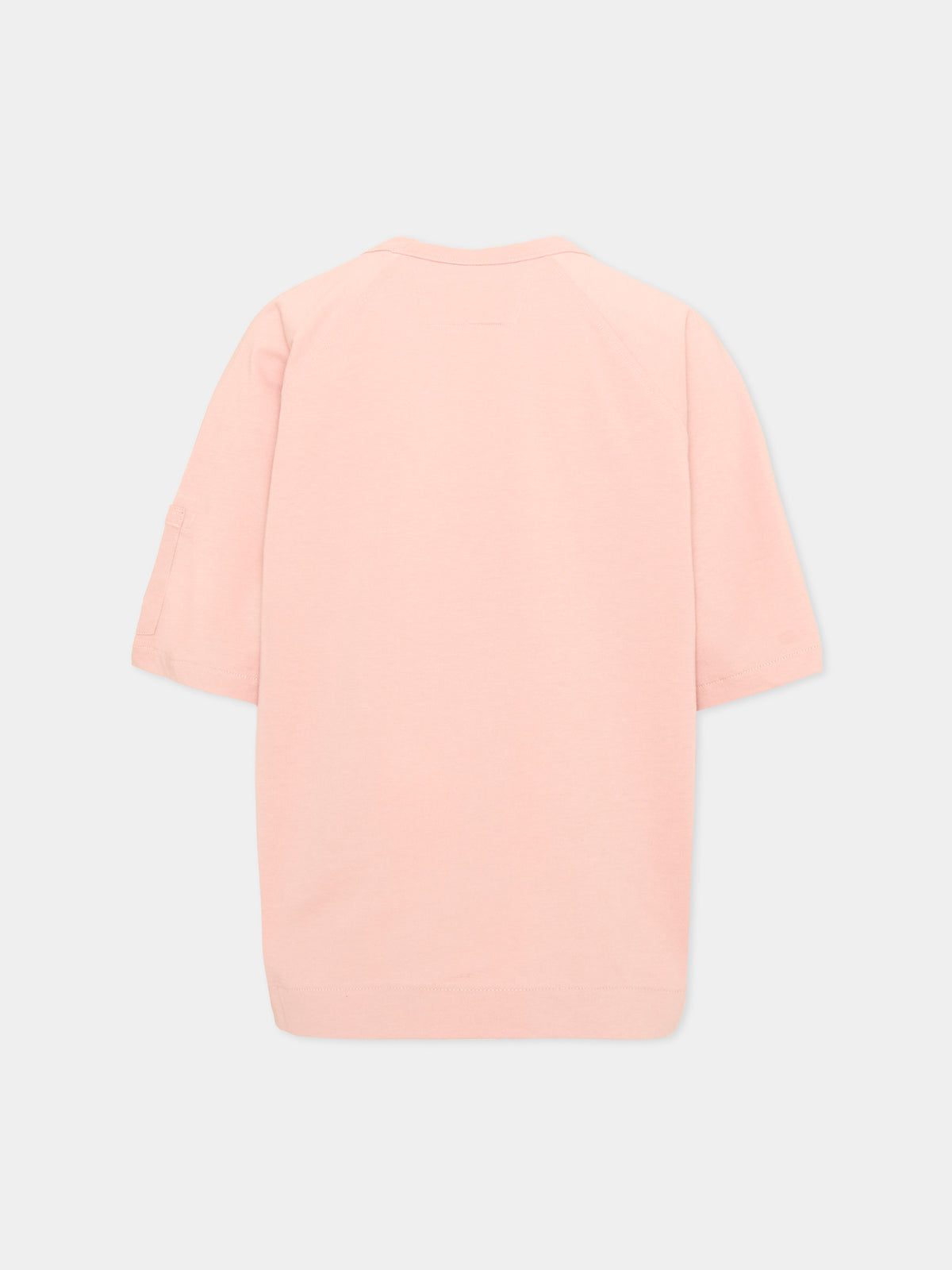 T-shirt a manica corta rosa per bambino con lente,C. P. Company,CNM00R LAA17 50504