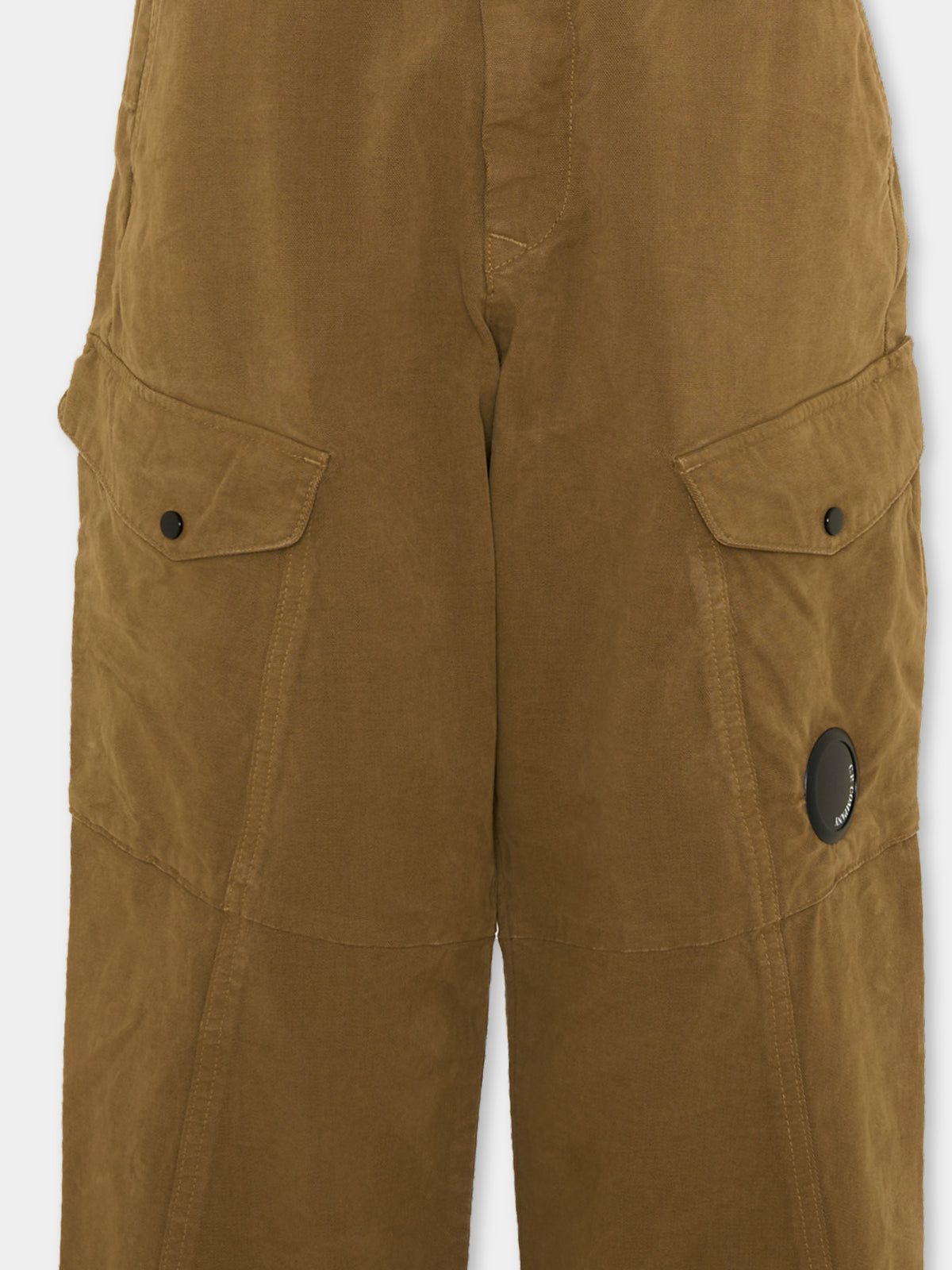 Pantalone marrone per bambino cargo,C. P. Company,CUP01G LPC13 21250