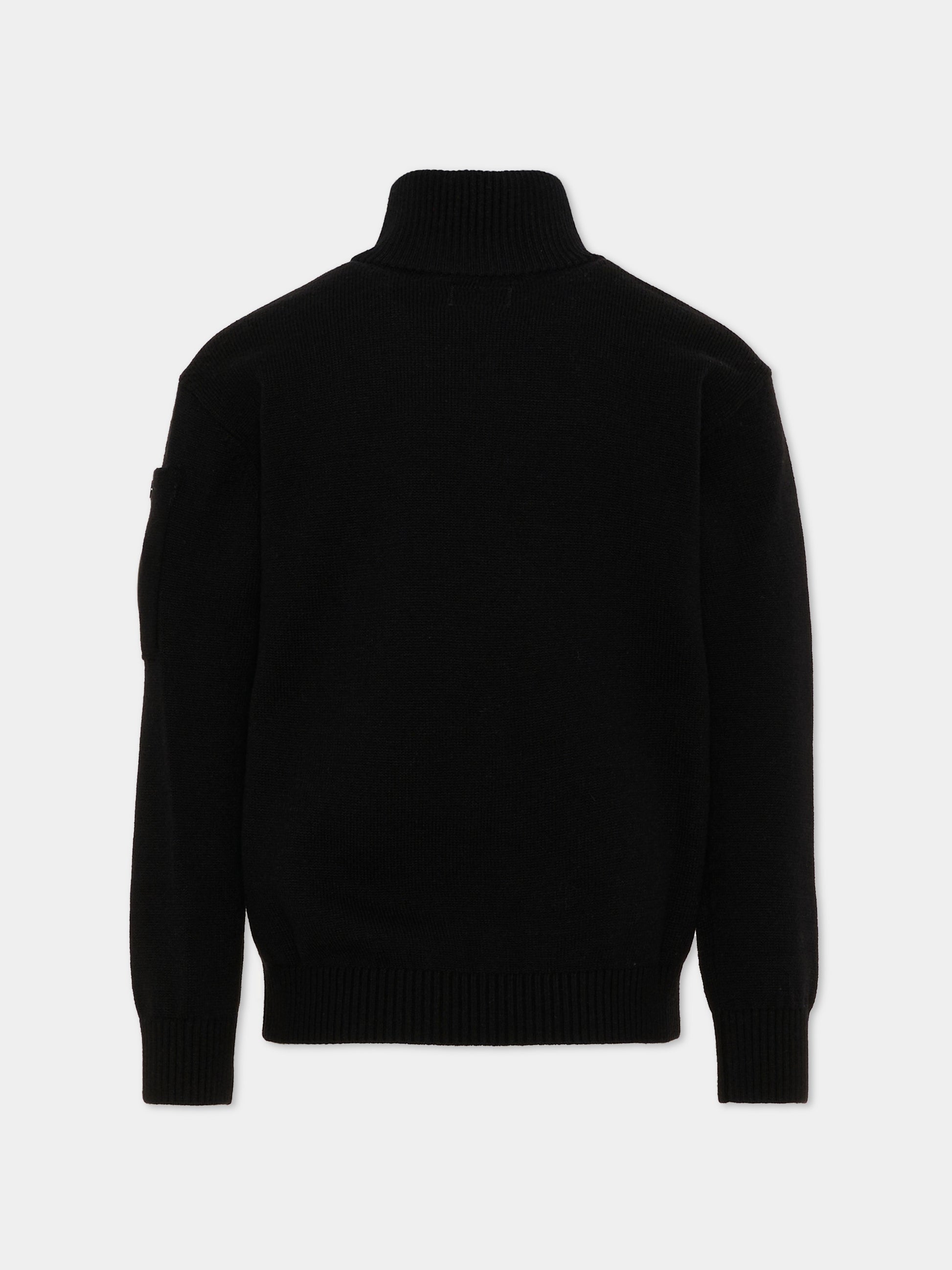 Maglione nero per bambino con lente,C. P. Company,CUW00V LHE86 60100
