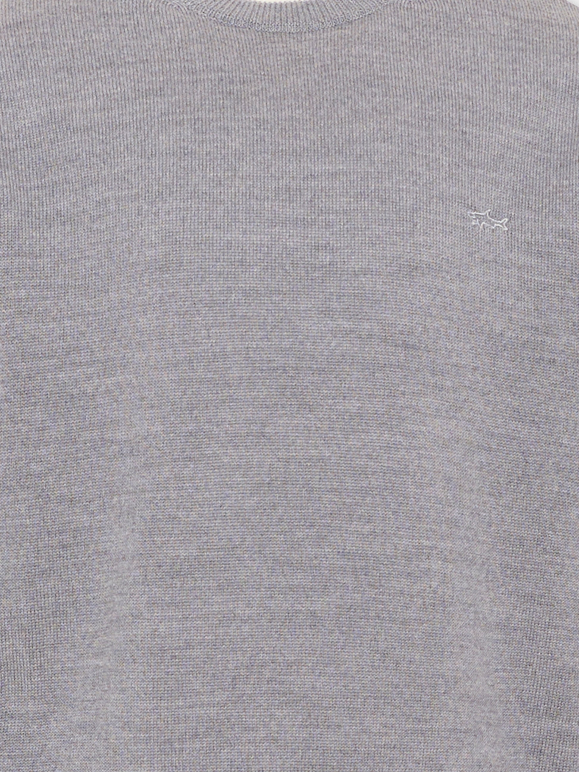 Maglione grigio per bambino con logo,Paul & Shark Junior,WUW005 LHE88 60901